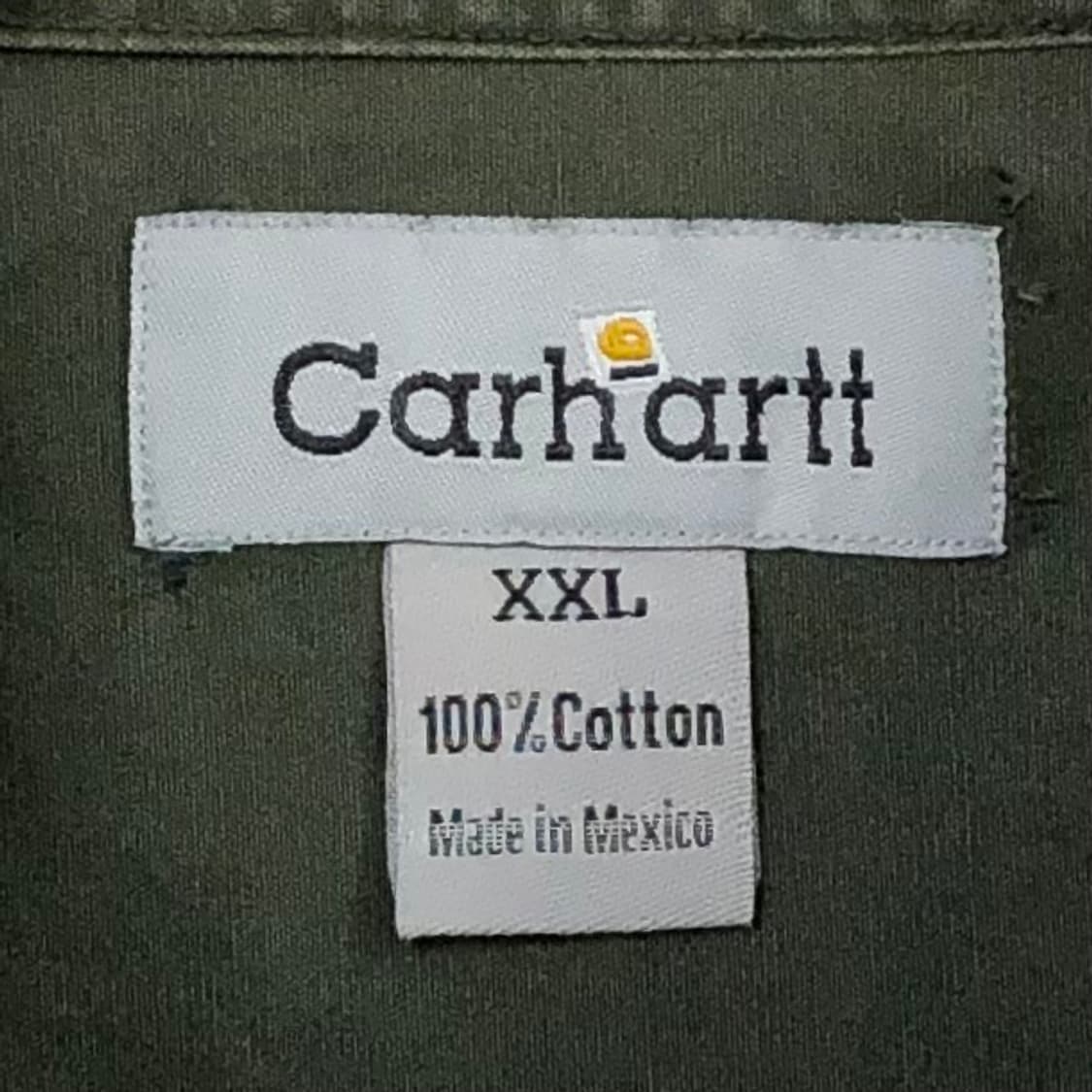 Xxl 칼하트 카키 워크 셔츠 상품이미지3