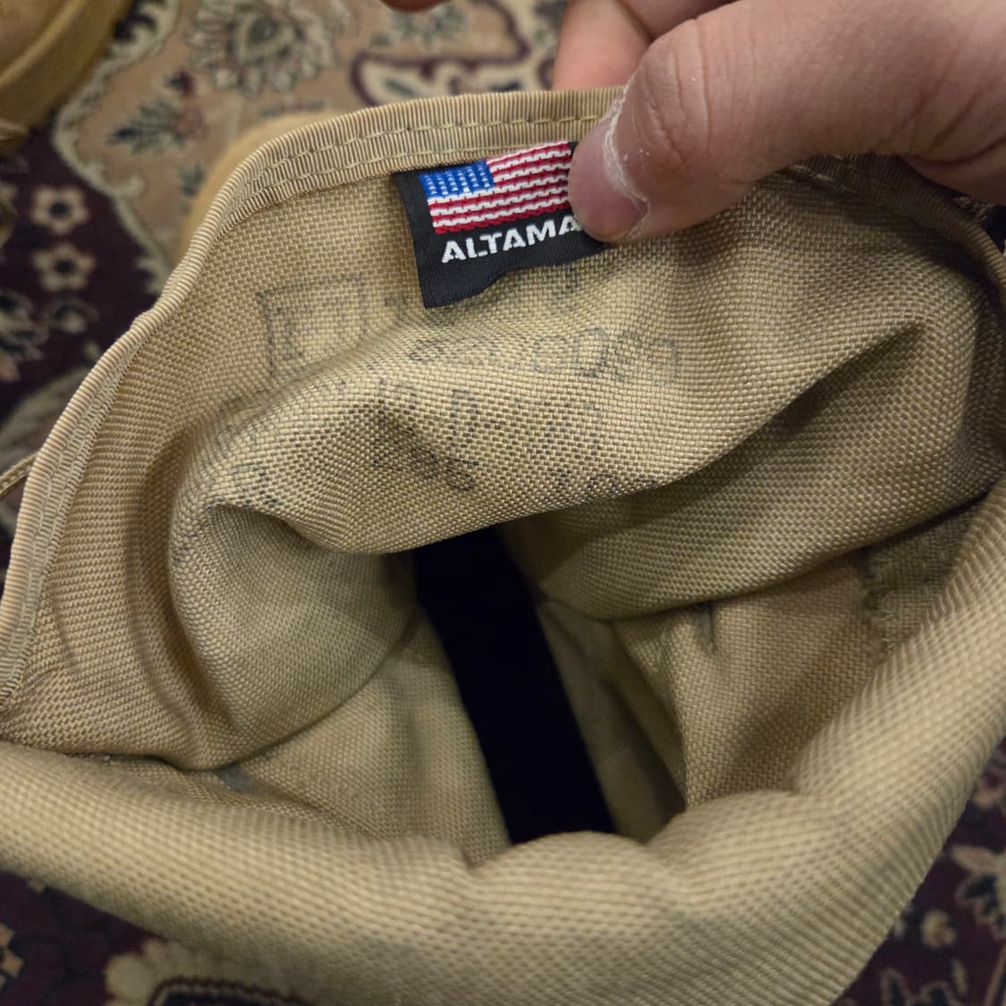 미군 알타마 전투화 사막화 us10.5 285-290 상품이미지7