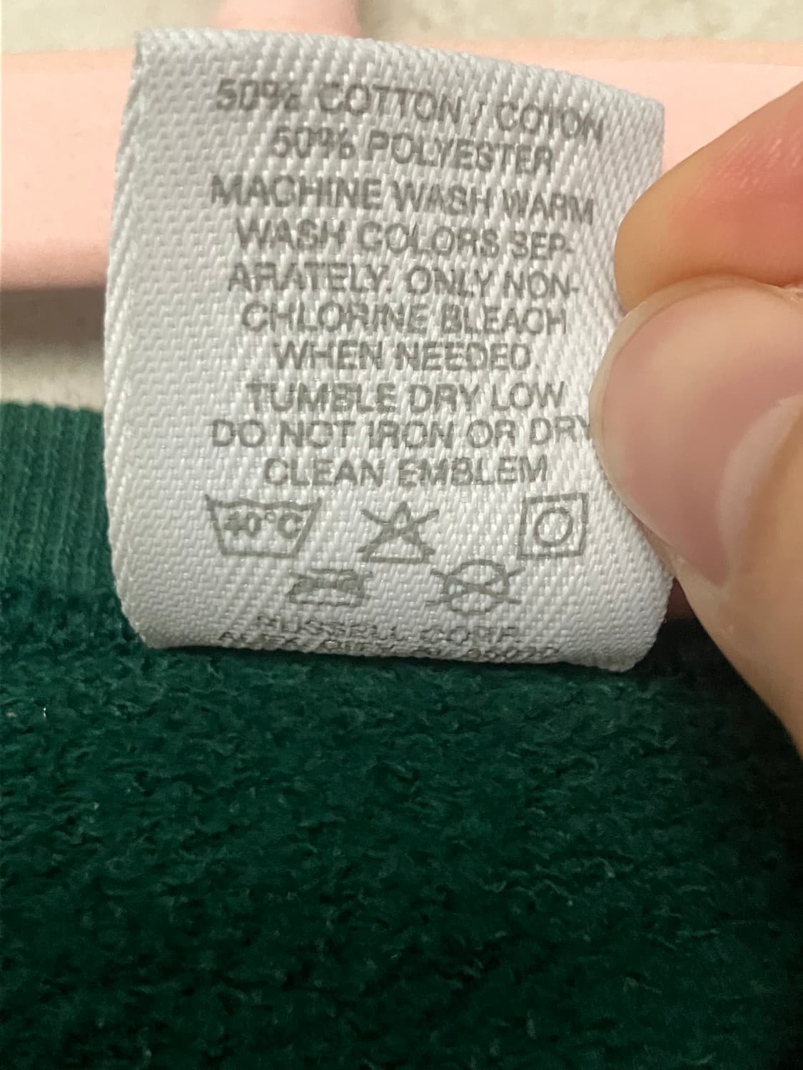 90s 러셀 딥그린 맨투맨 (L) 상품이미지4