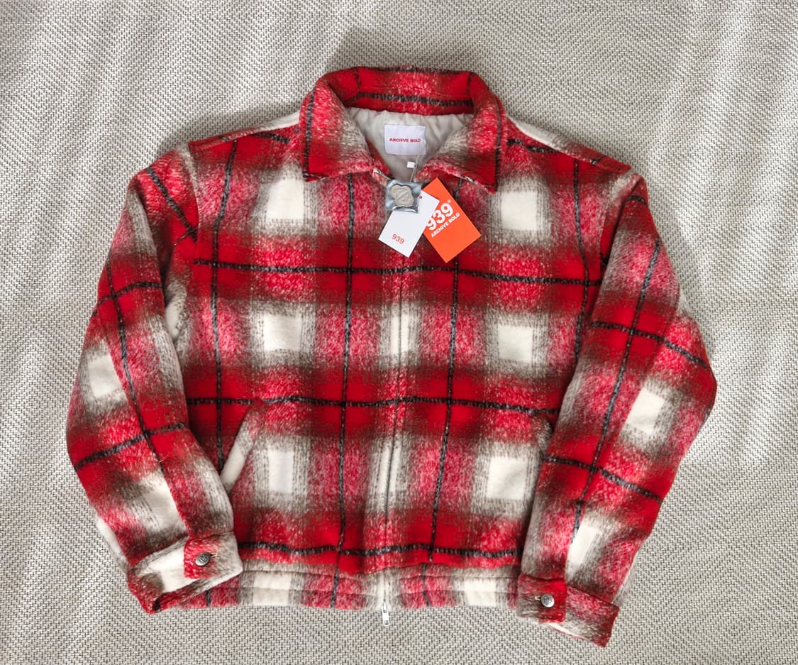 새상품 아카이브볼드 브러쉬드 플란넬 자켓 L 상품이미지2