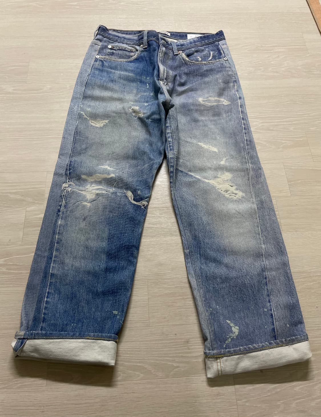 아워레가시 디지털 프린트 데님 써드컷 32사이즈 상품이미지8