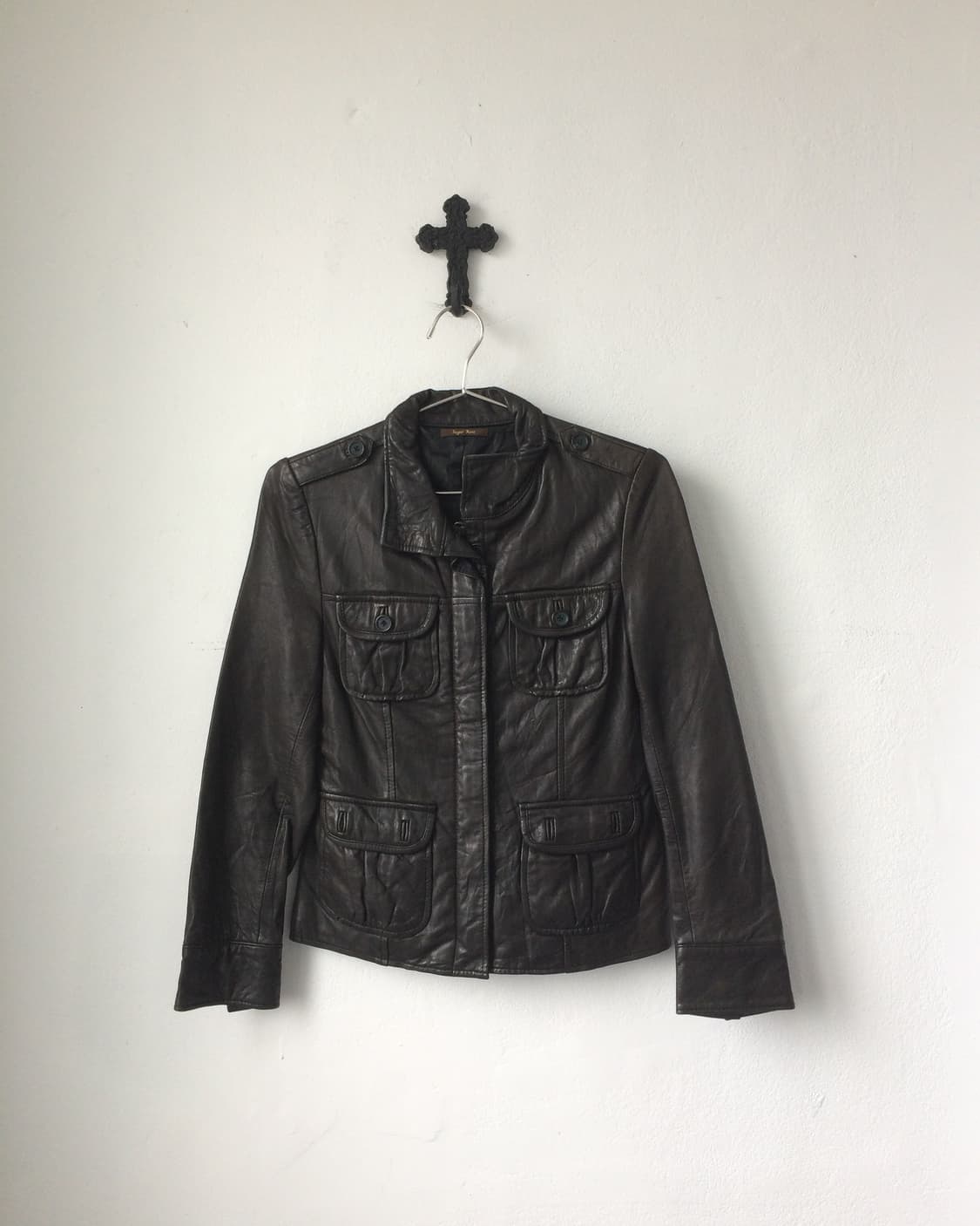 multi pocket leather jacket 상품이미지2