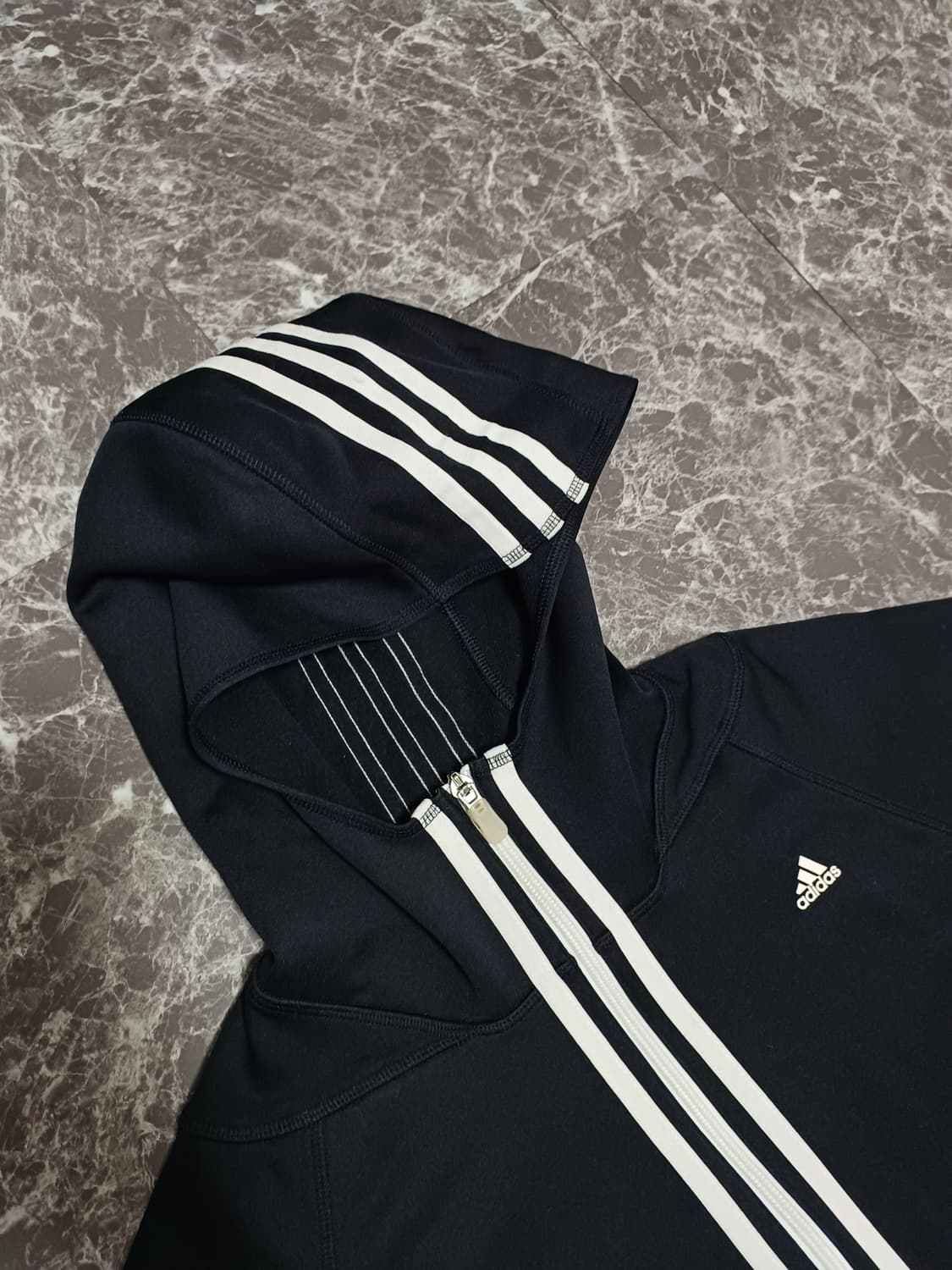 아디다스(adidas) 3선 후드 집업 M 상품이미지4