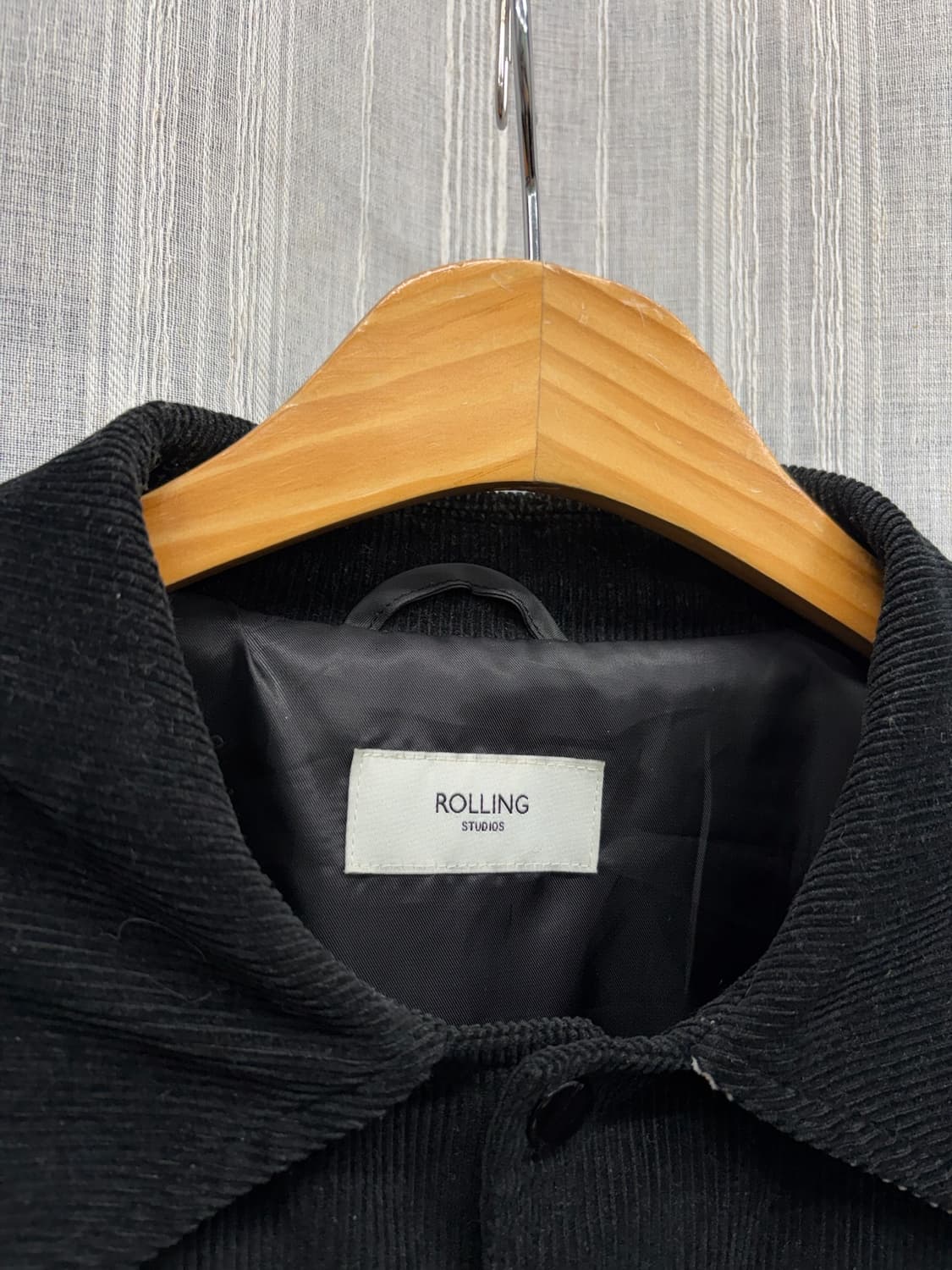 롤링 스튜디오 코듀로이 테니 바시티 자켓  상품이미지3