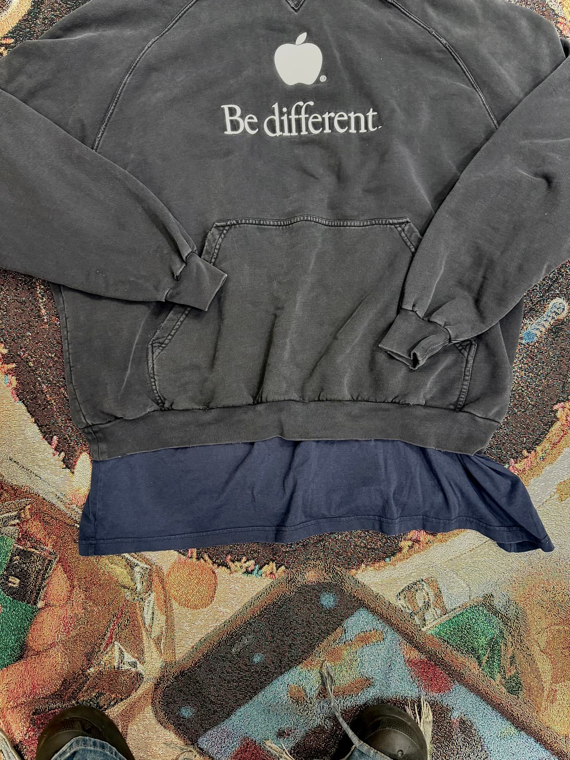 발렌시아가 런웨이 버젼 애플 후드 상품이미지5