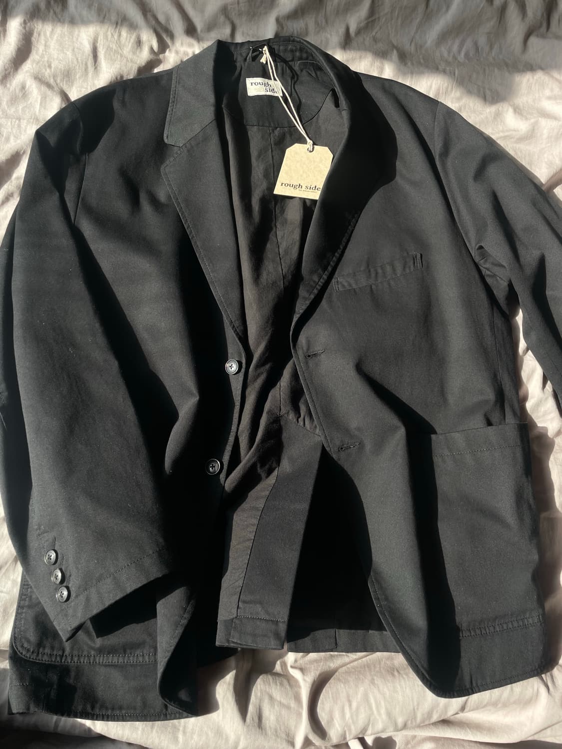 러프사이드 club jacket black 상품이미지1