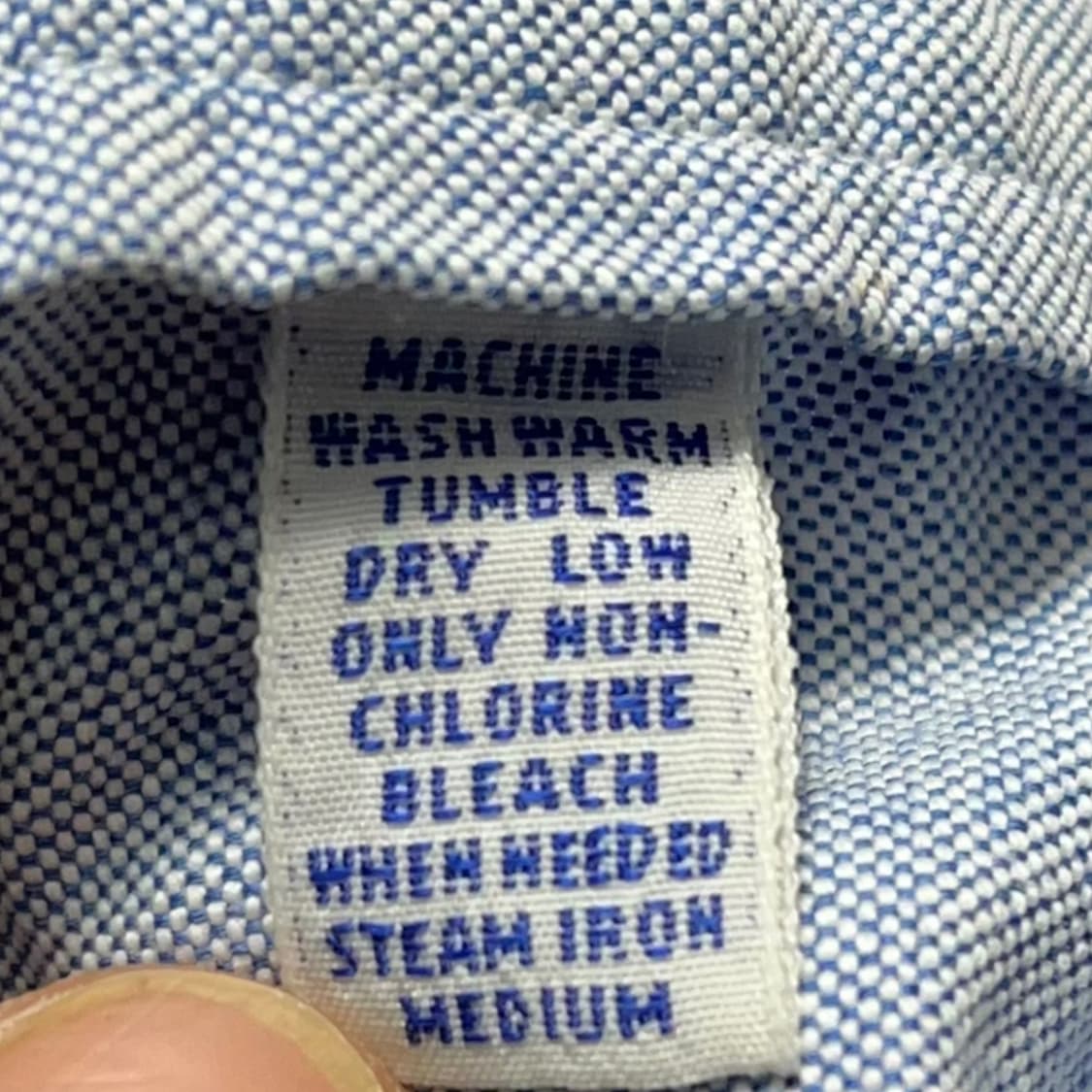 폴로 스카이블루 코튼 셔츠 상품이미지5