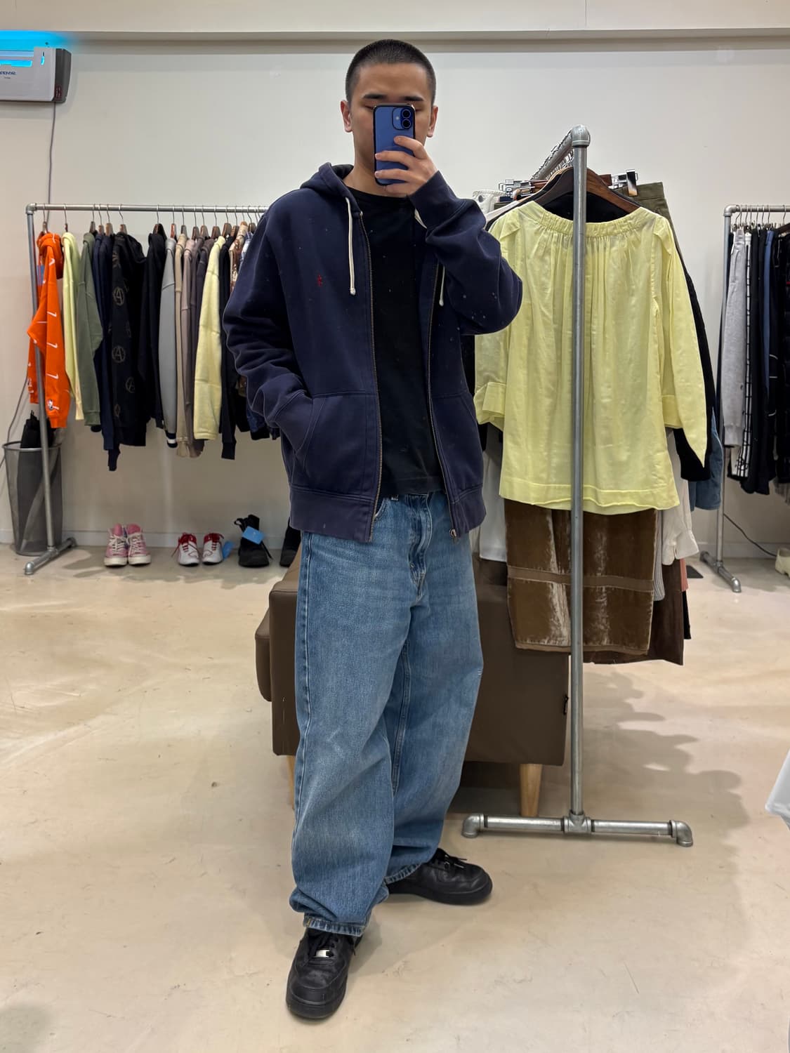 폴로 랄프로렌 후드집업 네이비  상품이미지6