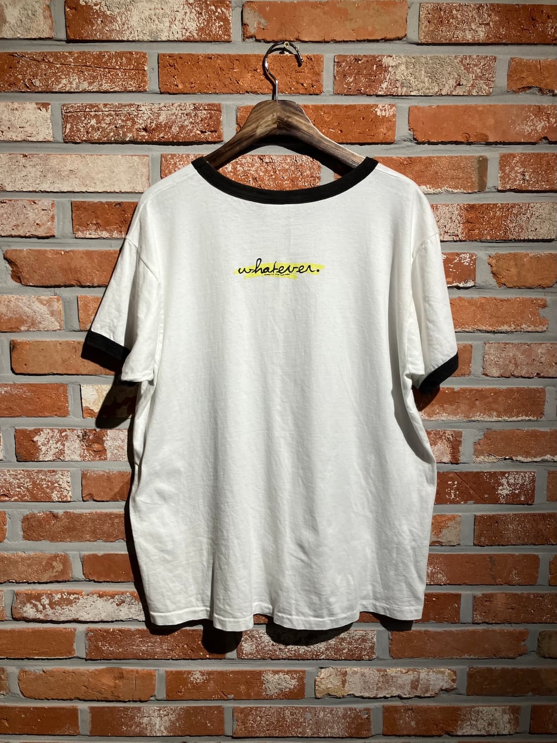 90s USA 빈티지 헤인즈 링거 티셔츠 상품이미지5