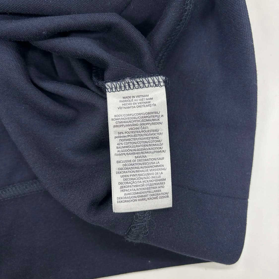 폴로 랄프로렌 신형 큐알택 네이비 맨즈라인 스웨트셔츠 후드티(XL) 상품이미지5
