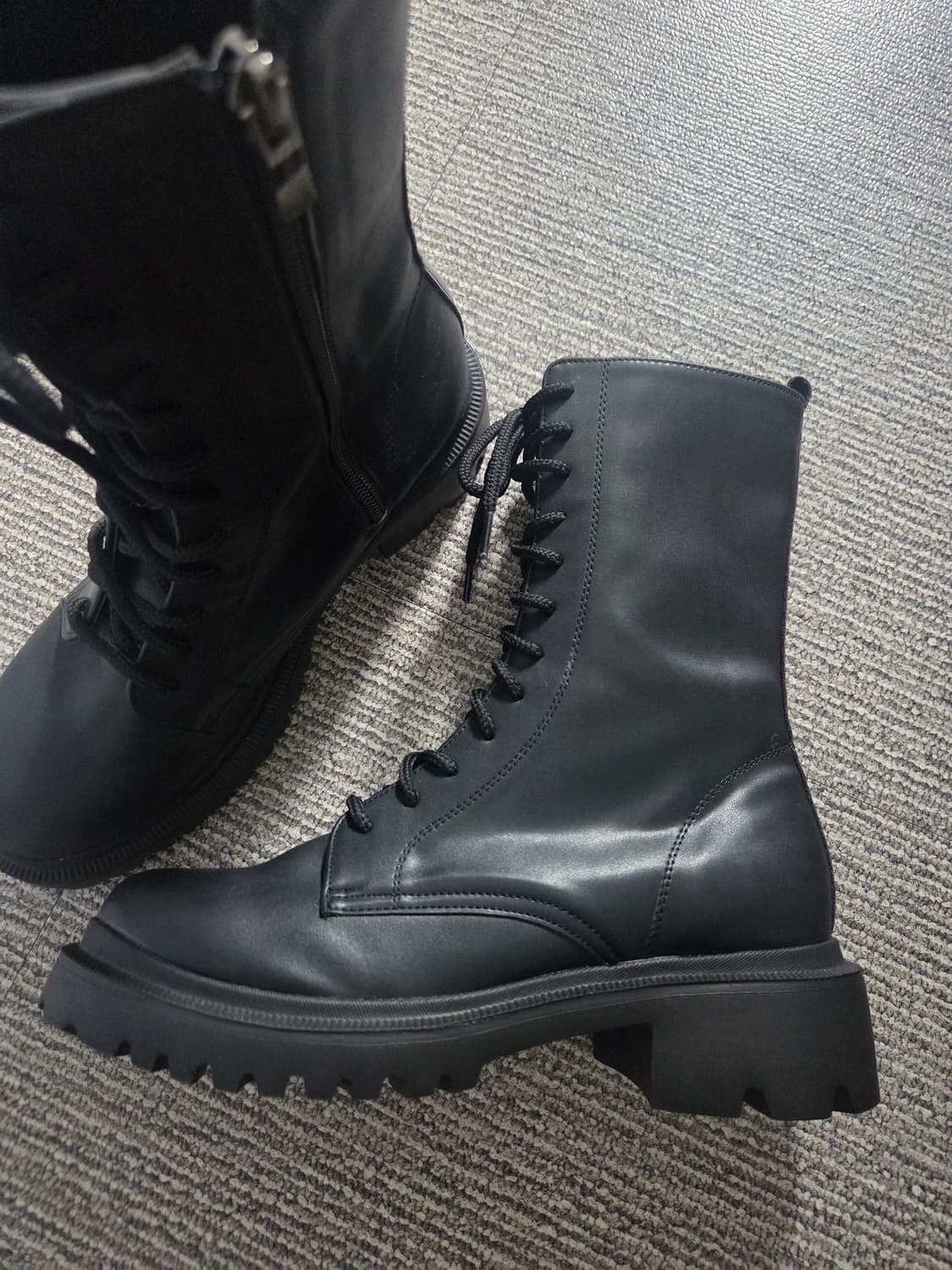 (무료배송)(새상품) 마크모크 Goofy 청키워커 블랙 4.5cm 240 상품이미지3