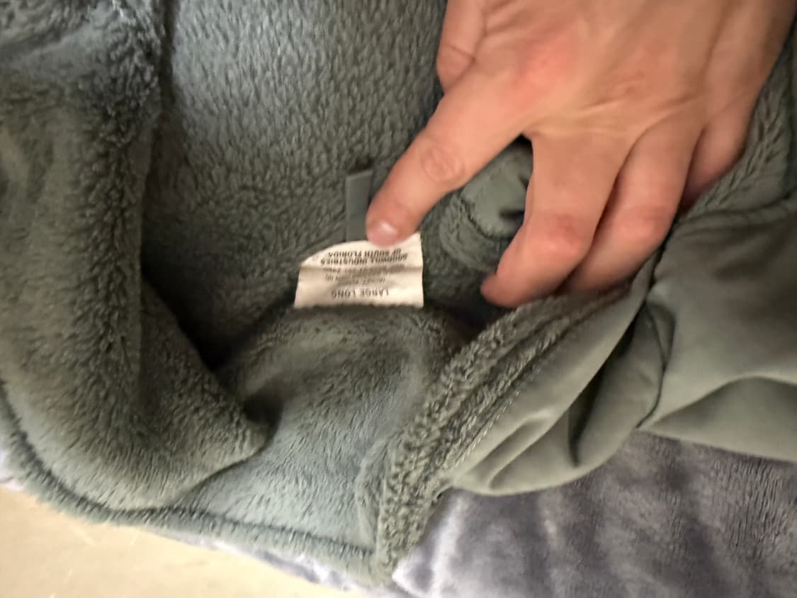 오리지널 미군 폴라텍 후리스 검정 카키팝니다 상품이미지6