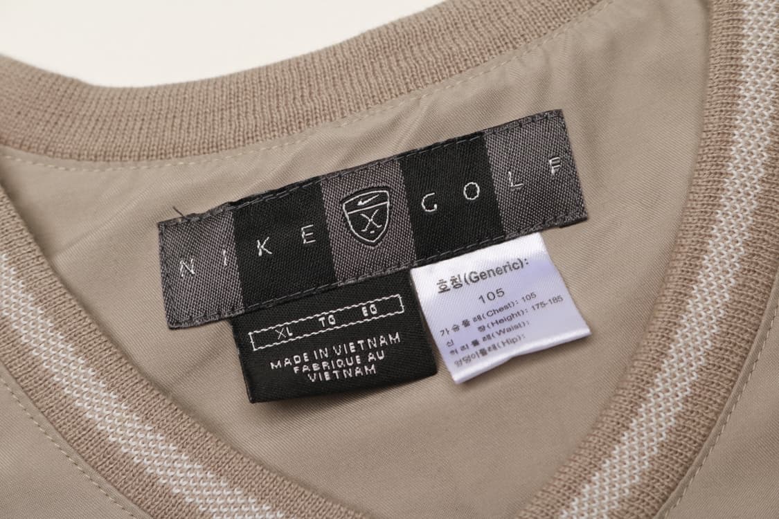 [XL] 00's 나이키 스우시 베이지 웜업 베스트 상품이미지4