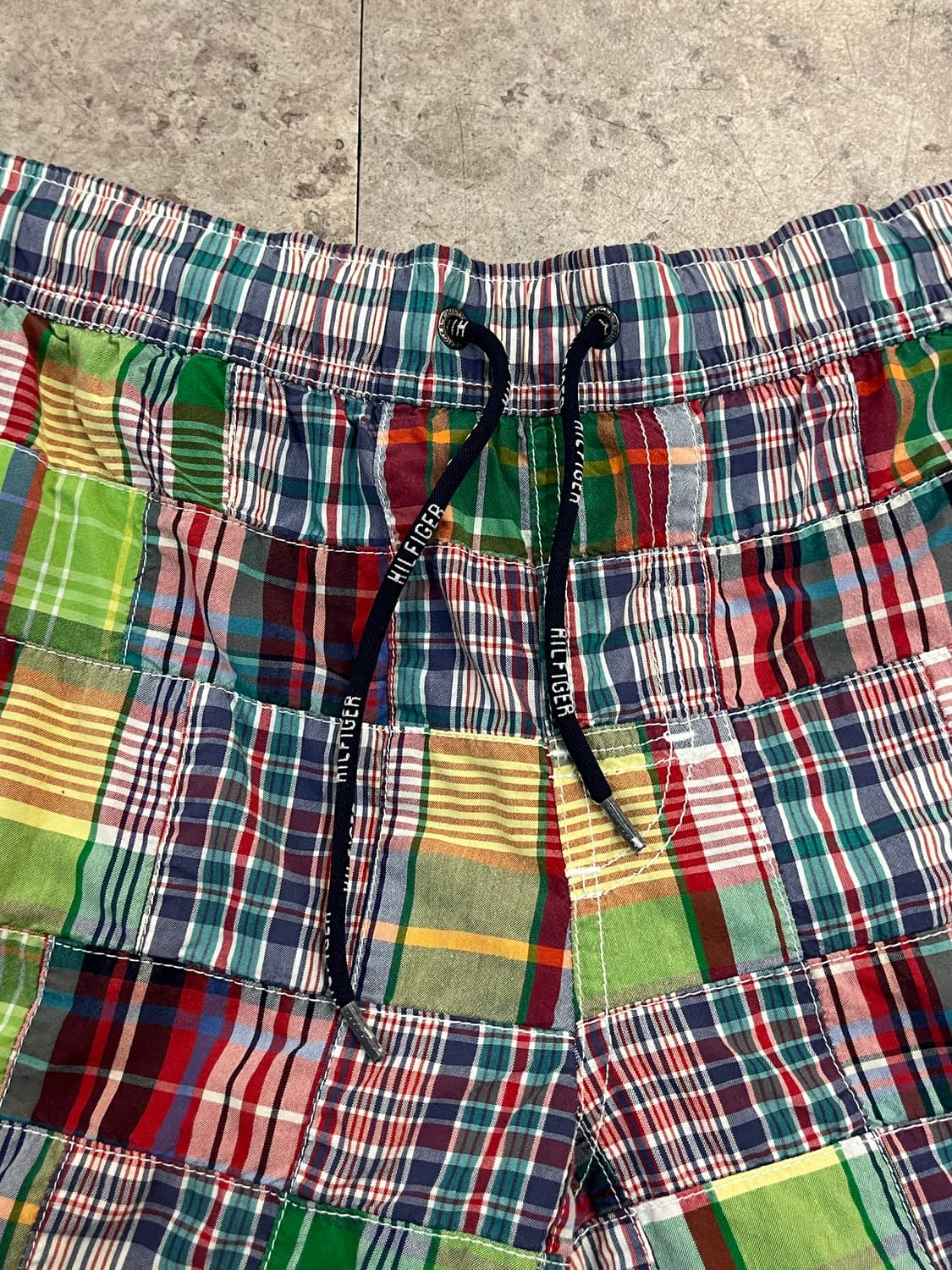 타미힐피거 패치워크 하프 팬츠 S #csz4143 상품이미지7