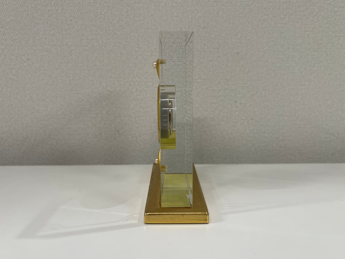 미키모토 펄 진주 스퀘어 쿼츠 탁상시계 MIKIMOTO 12번 상품이미지2