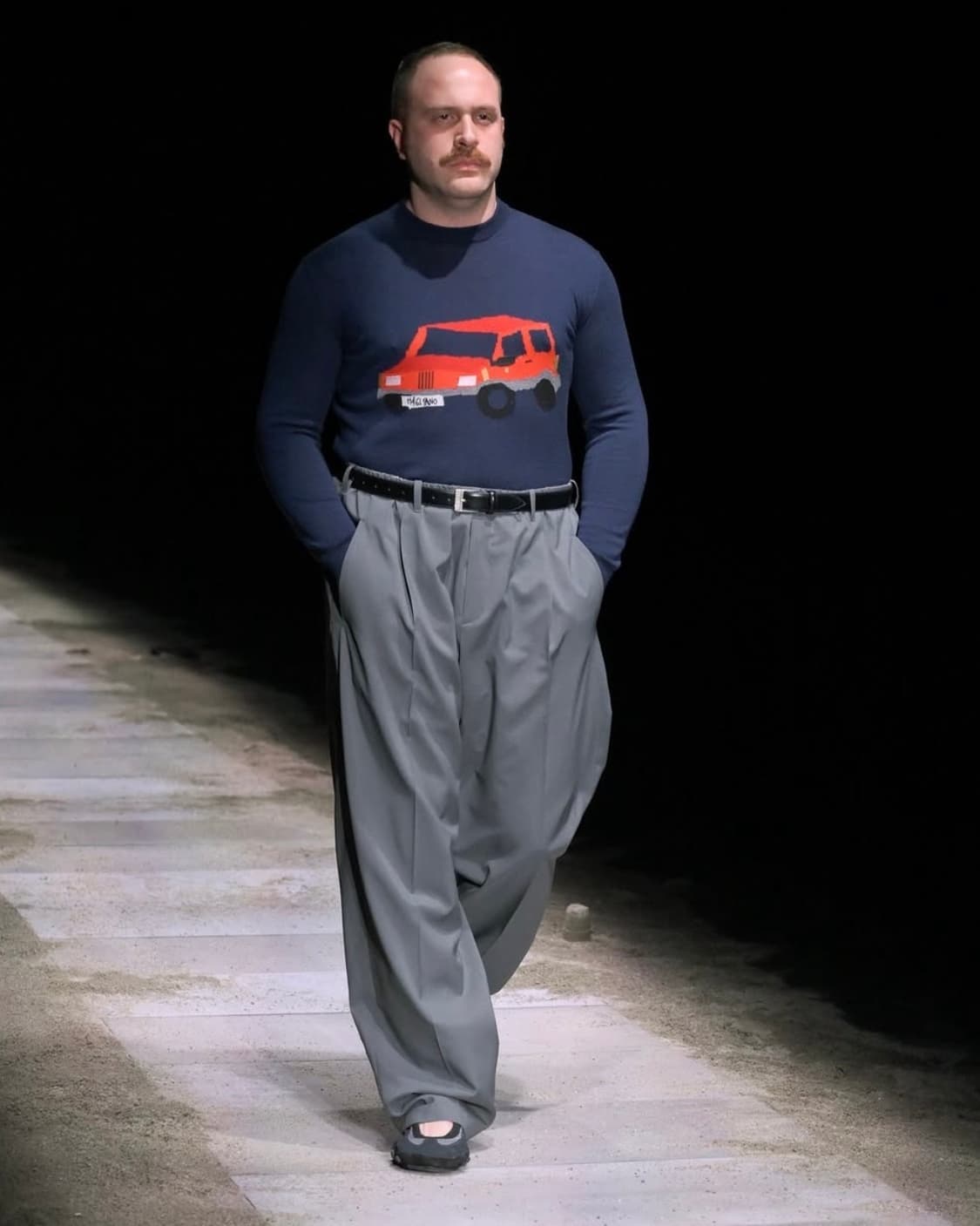 [M]마리아노 25fw 레터링 벨트 상품이미지3