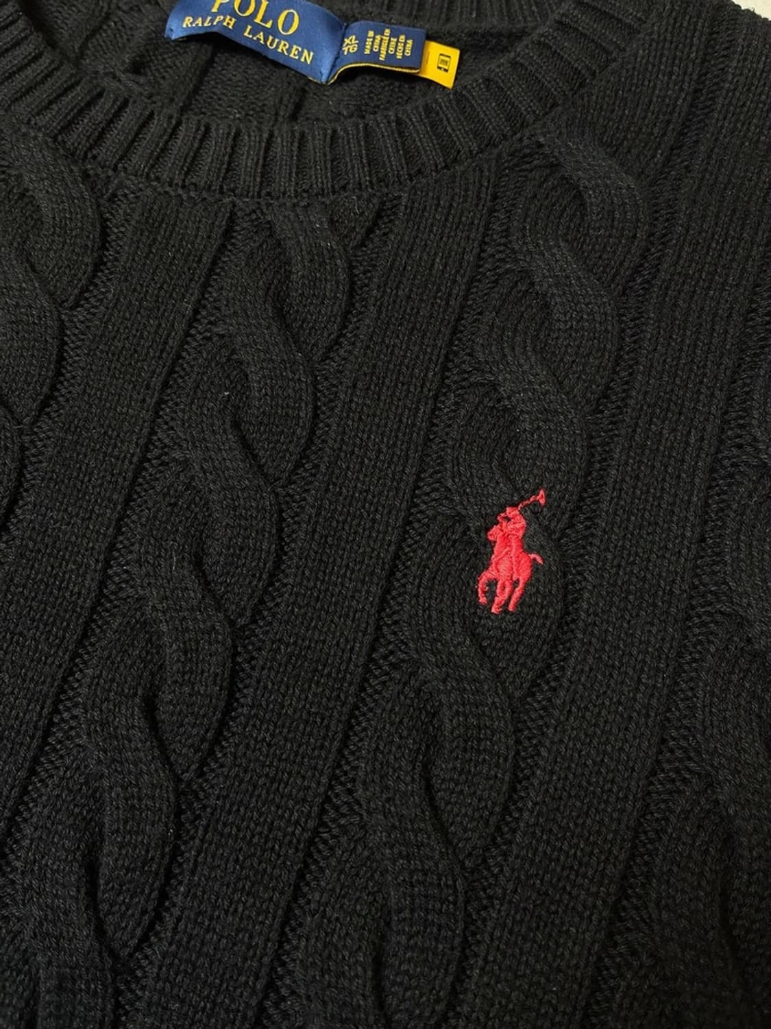 폴로 랄프로렌 시그니처 포니 케이블 니트 PN7687 상품이미지3