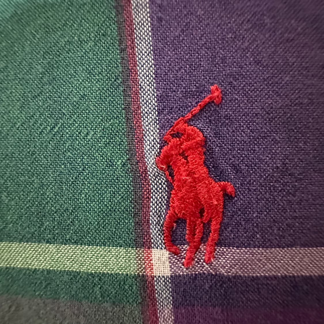 POLO RALPH LAUREN madras half shirt 상품이미지3