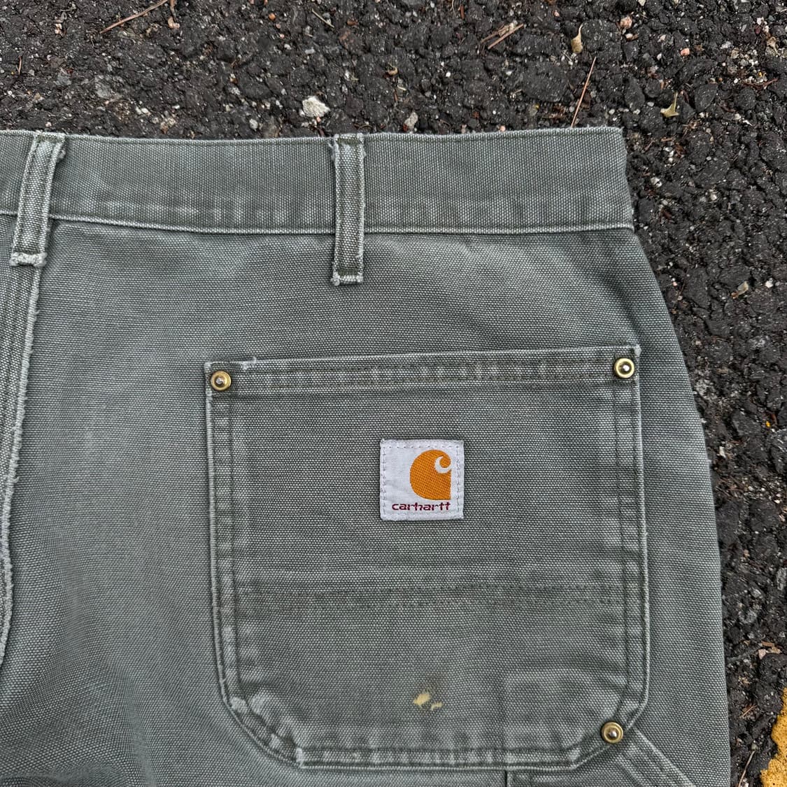 OG 칼하트 B01 MOS 더블니 카펜터 팬츠 상품이미지9