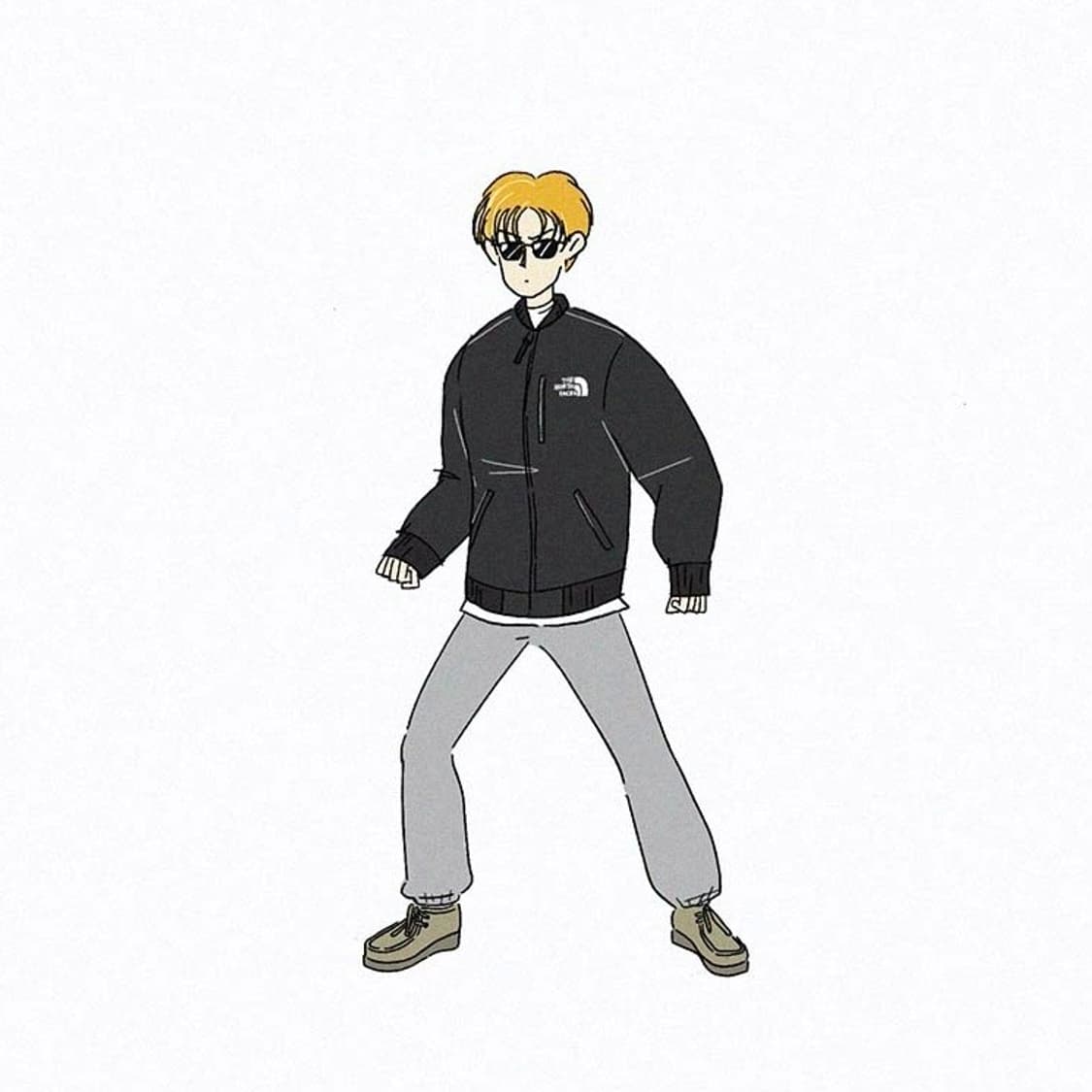 00‘s 빈티지 노스페이스 봄버 자켓 상품이미지6