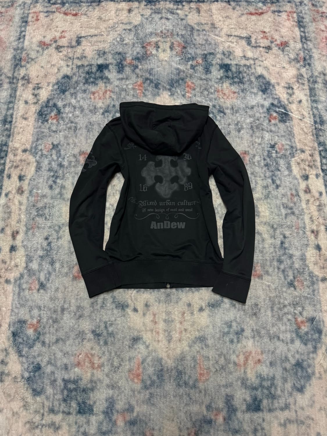 Unknown y2k lettering hoodie 상품이미지2