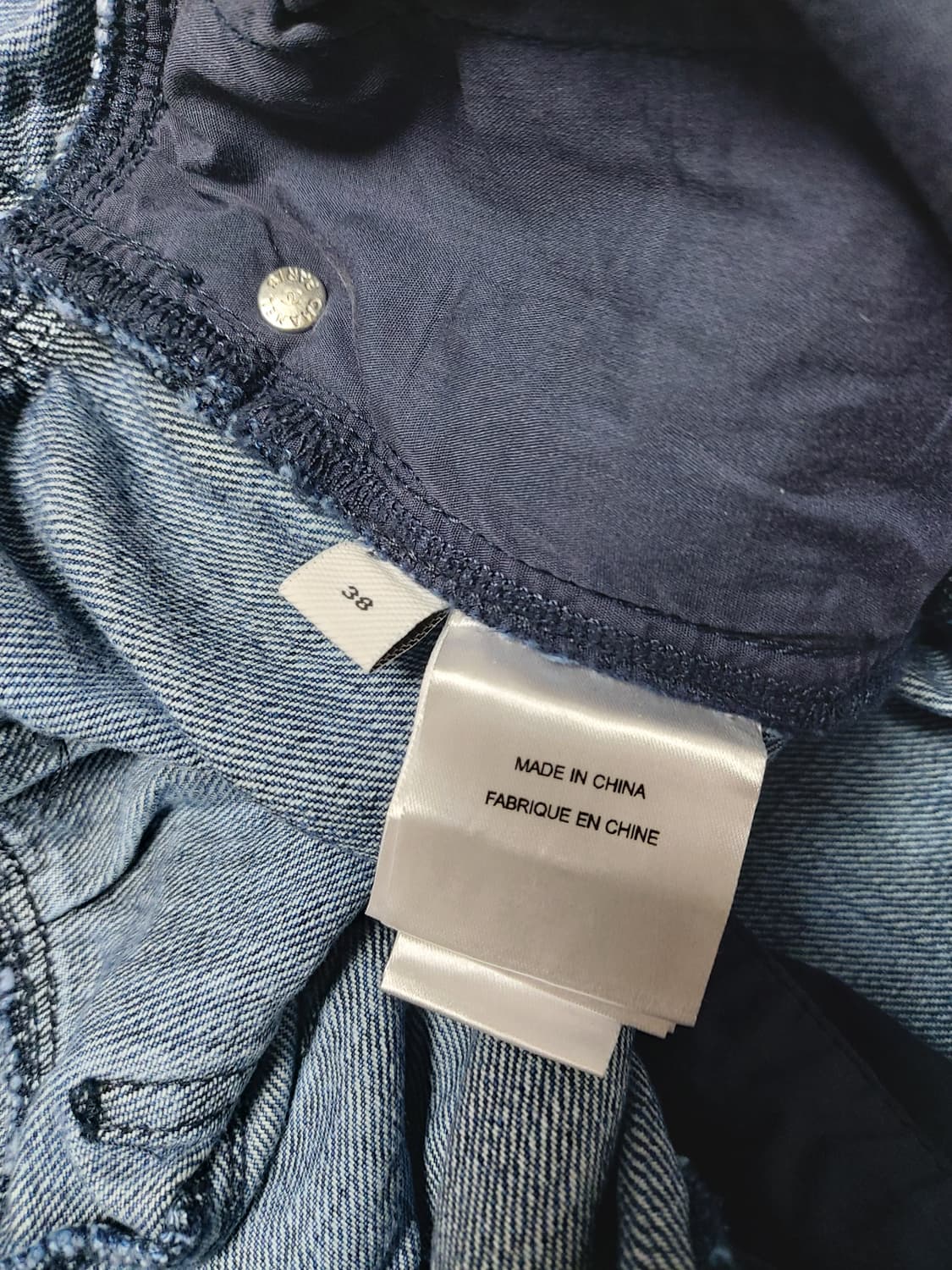 여성 워싱 데님 생지 와이드 팬츠(EU38)28인치

 상품이미지3