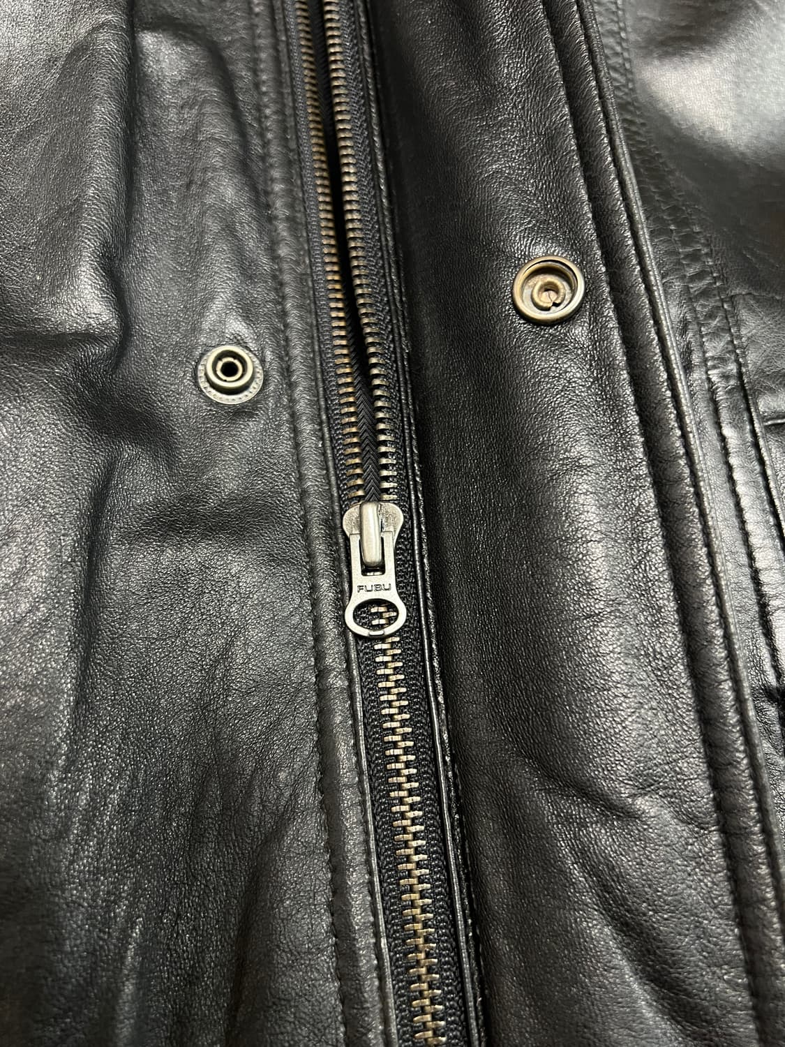 [착용샷 105] DANPOL 빈티지 하프 양가죽 자켓 상품이미지6