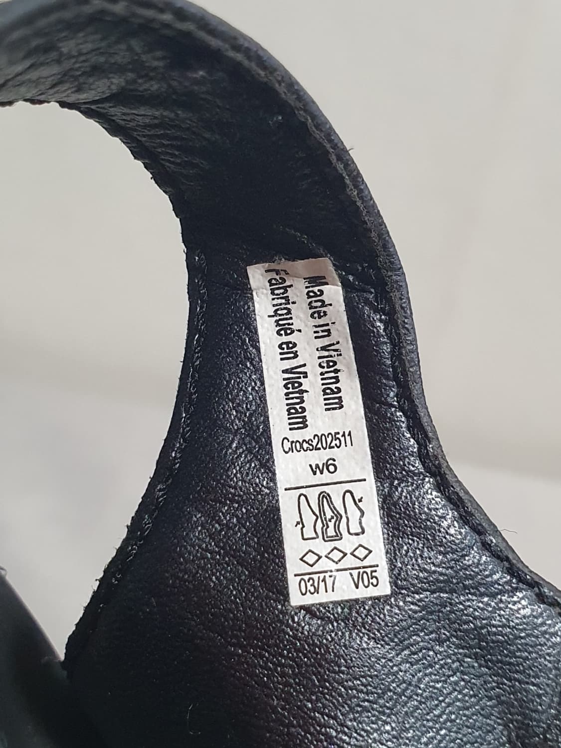 크록스 레이2 앵클 스트랩 웨지 샌들 블랙 230mm 상품이미지5