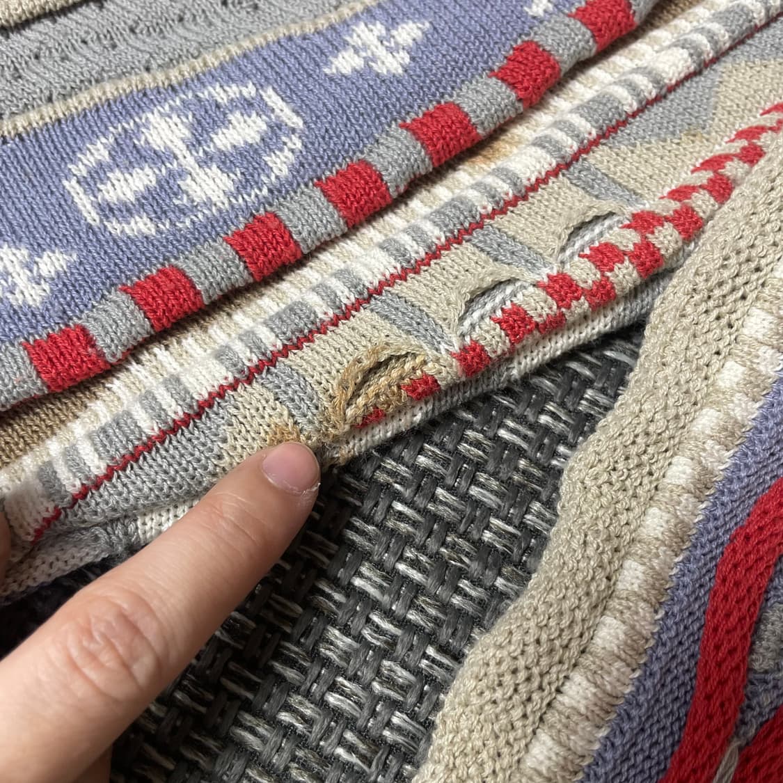 빈티지 케이블 니트  상품이미지5