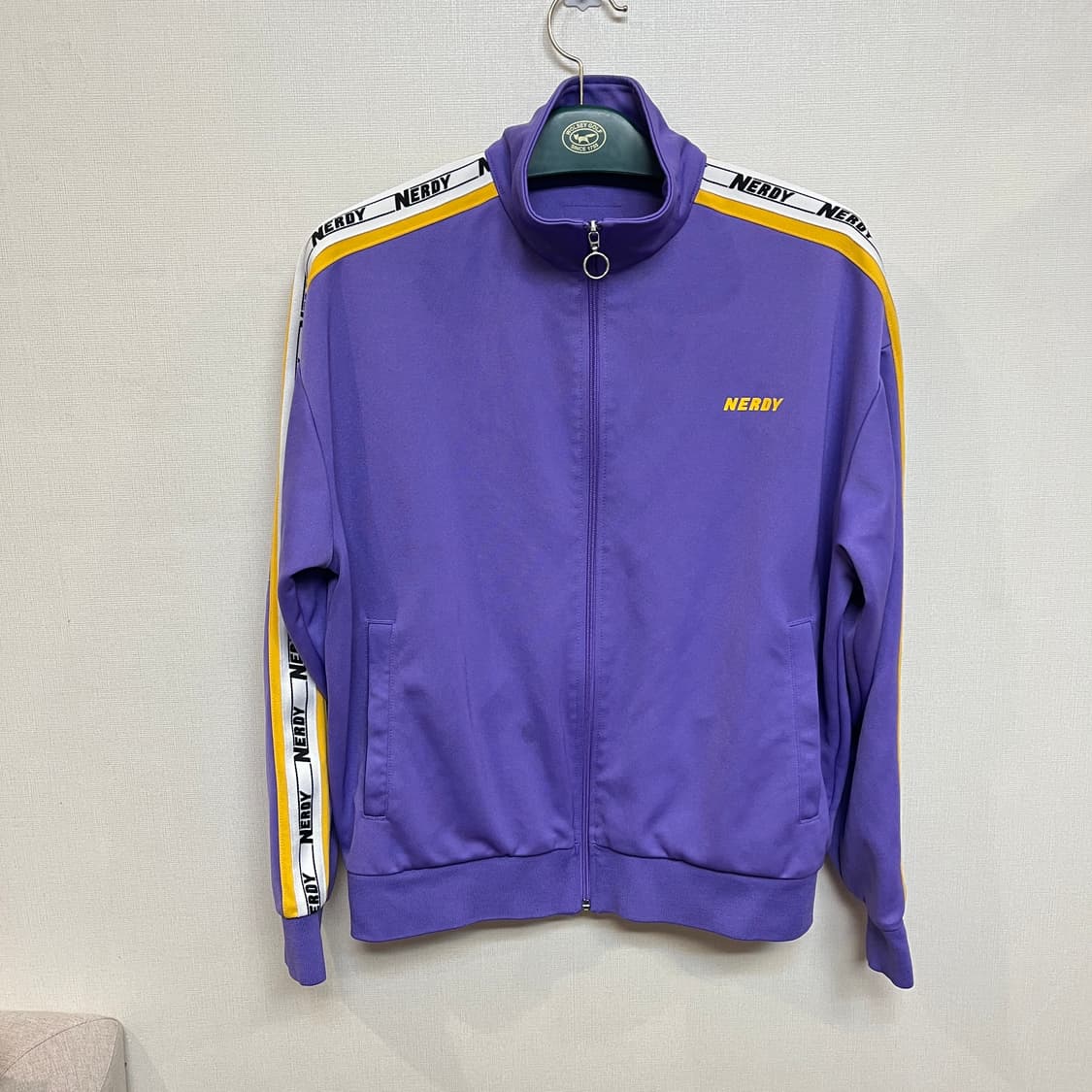 (M) 널디(NERDY) 퍼플 트랙탑 져지 재킷 상품이미지1