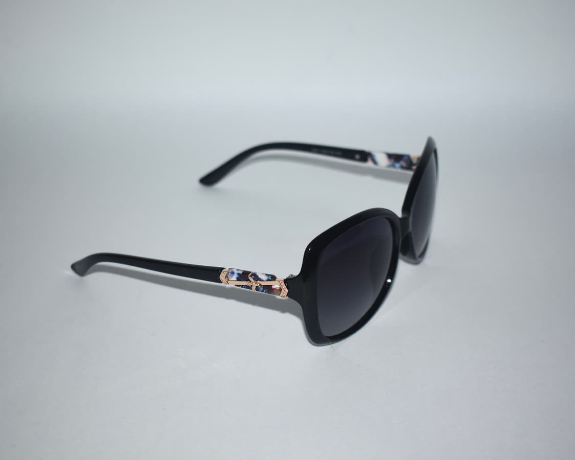 Black Square Marble Gold Sunglasses 상품이미지1