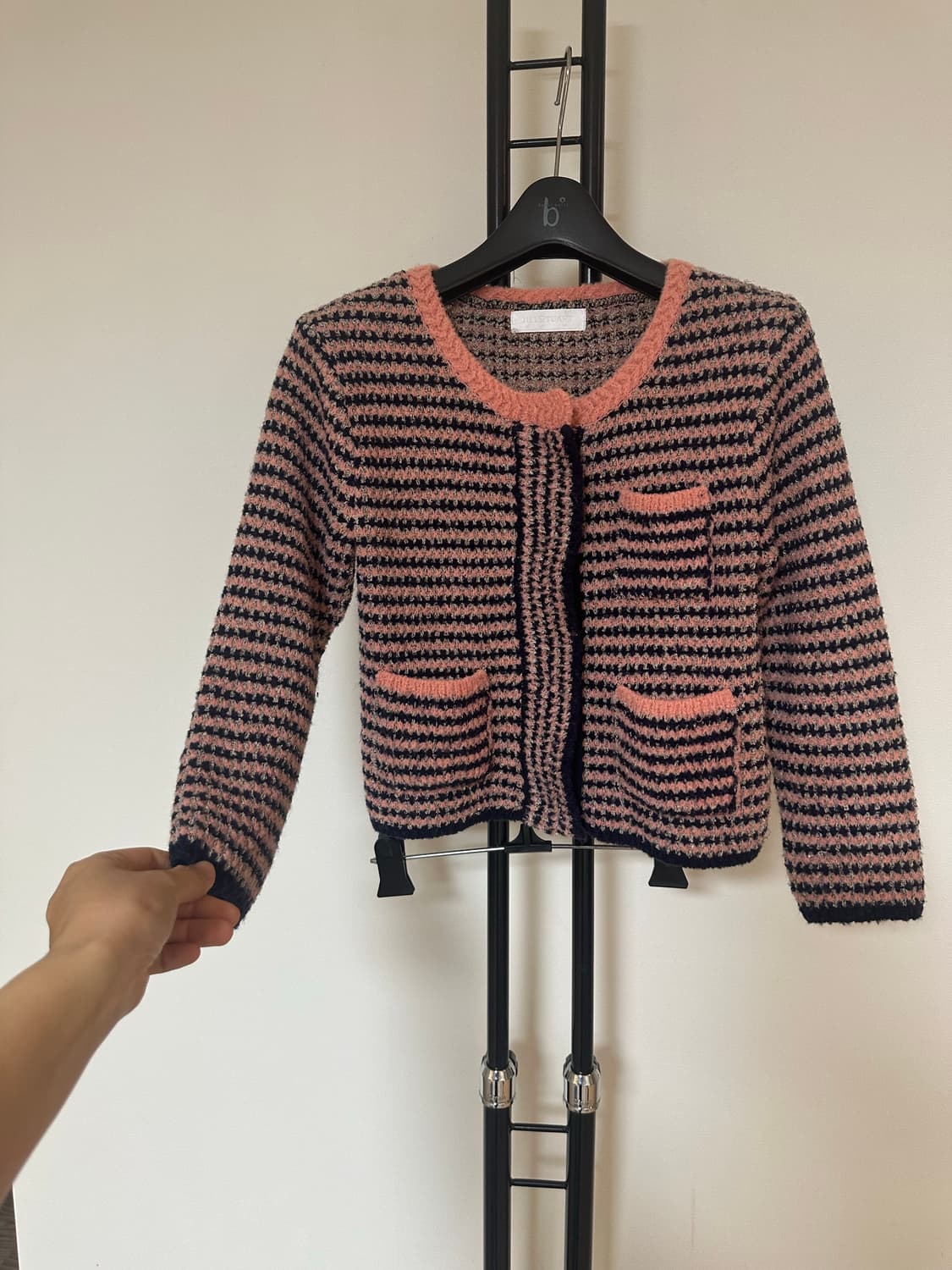 질스튜어트   트위드형  크롭 칠부 자켓 -XS사이즈 상품이미지5