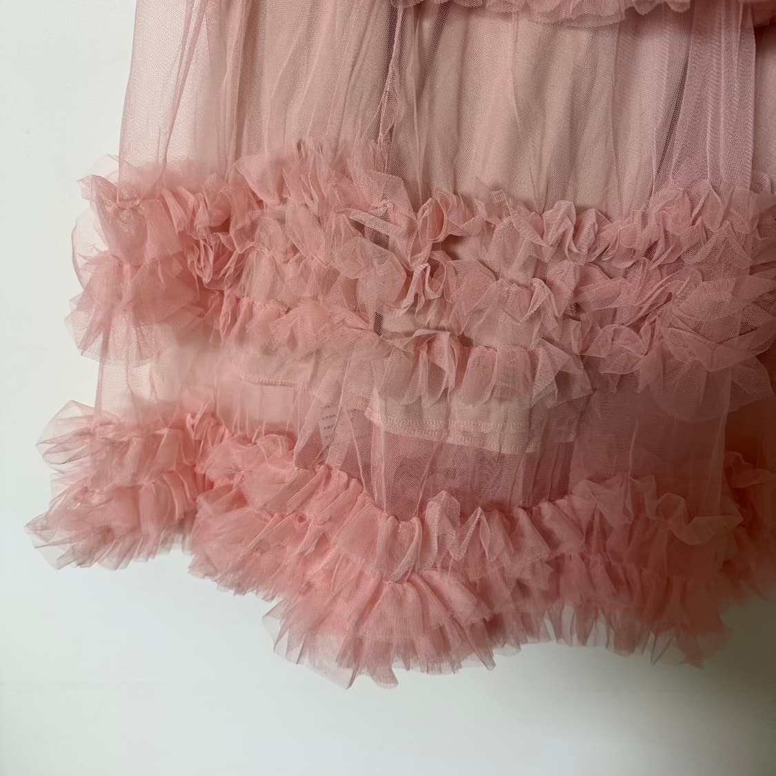 새상품 여자 5단 캉캉 롱치마 (핑크) 상품이미지2