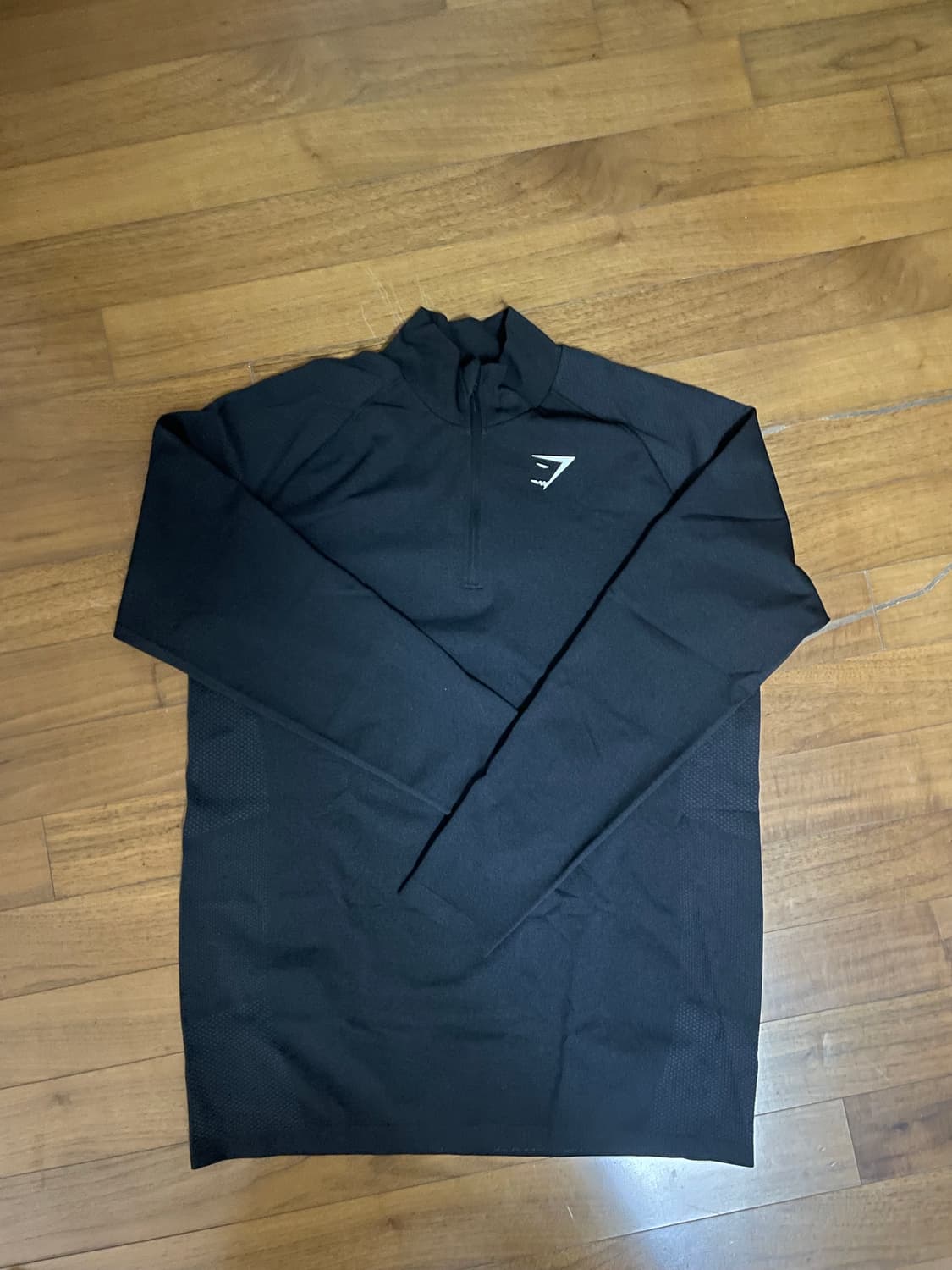 짐샤크 Vital 1/4 Zip 긴팔 블랙 XL 상품이미지5