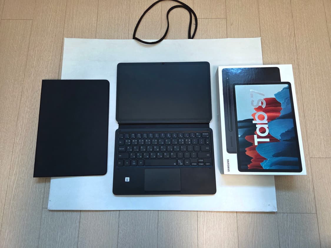 갤럭시탭 S7 Cellular LTE + wifi 128g 정품키보드 상품이미지1