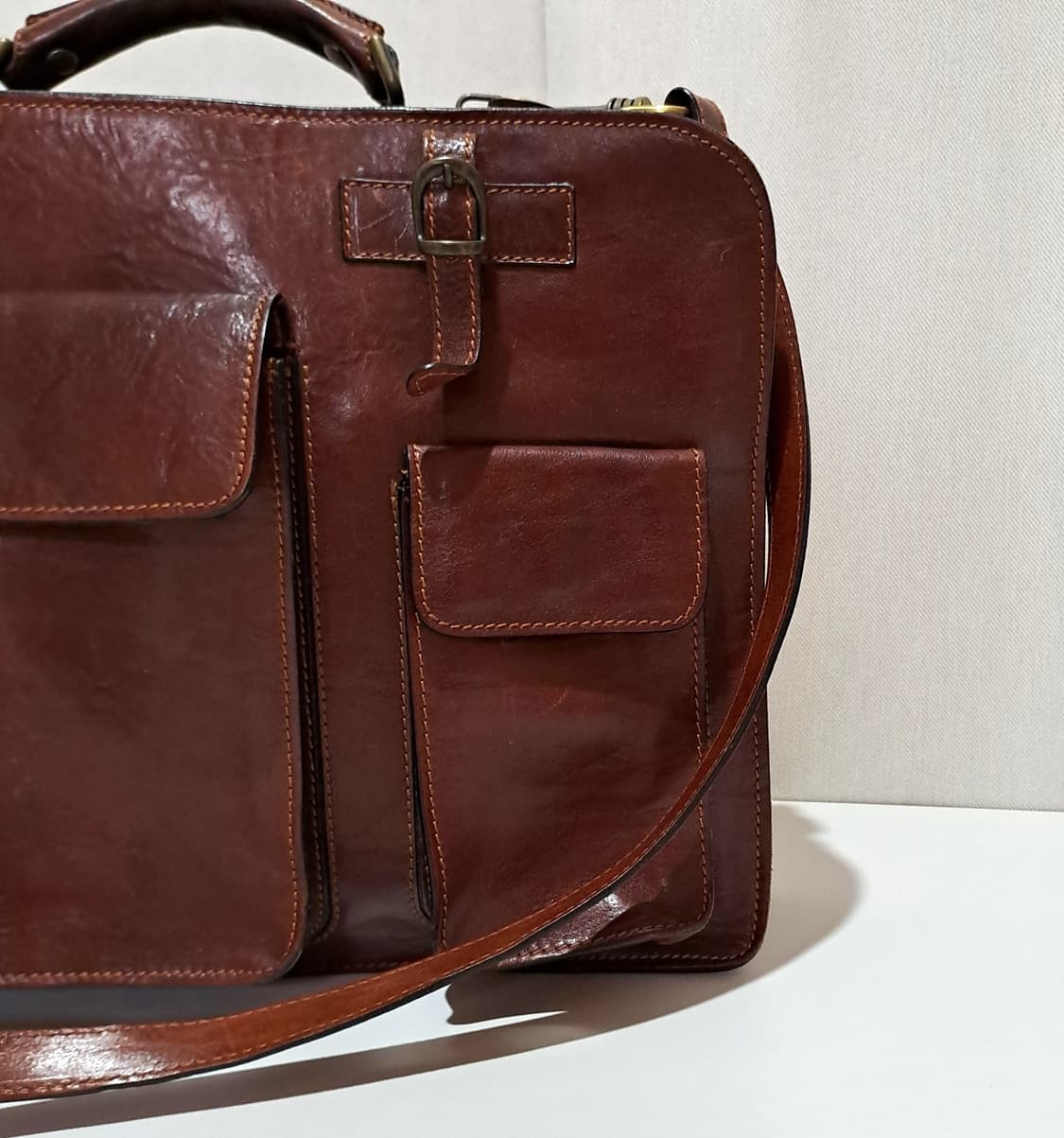 (택포) 이탈리아 라셀라 로마 가죽 서류가방 A962 상품이미지3