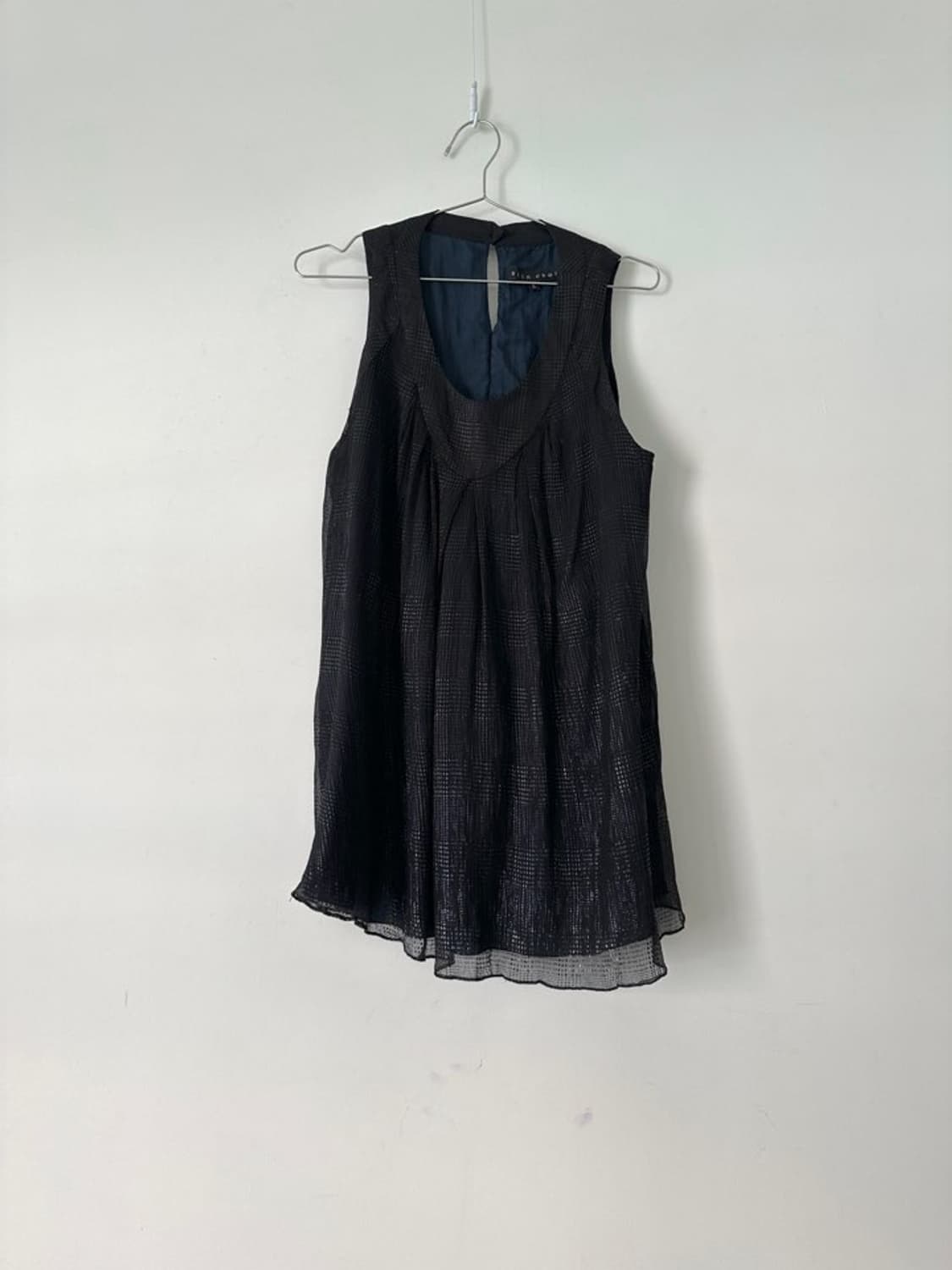 Snakeskin pattern sleeveless / black 상품이미지3
