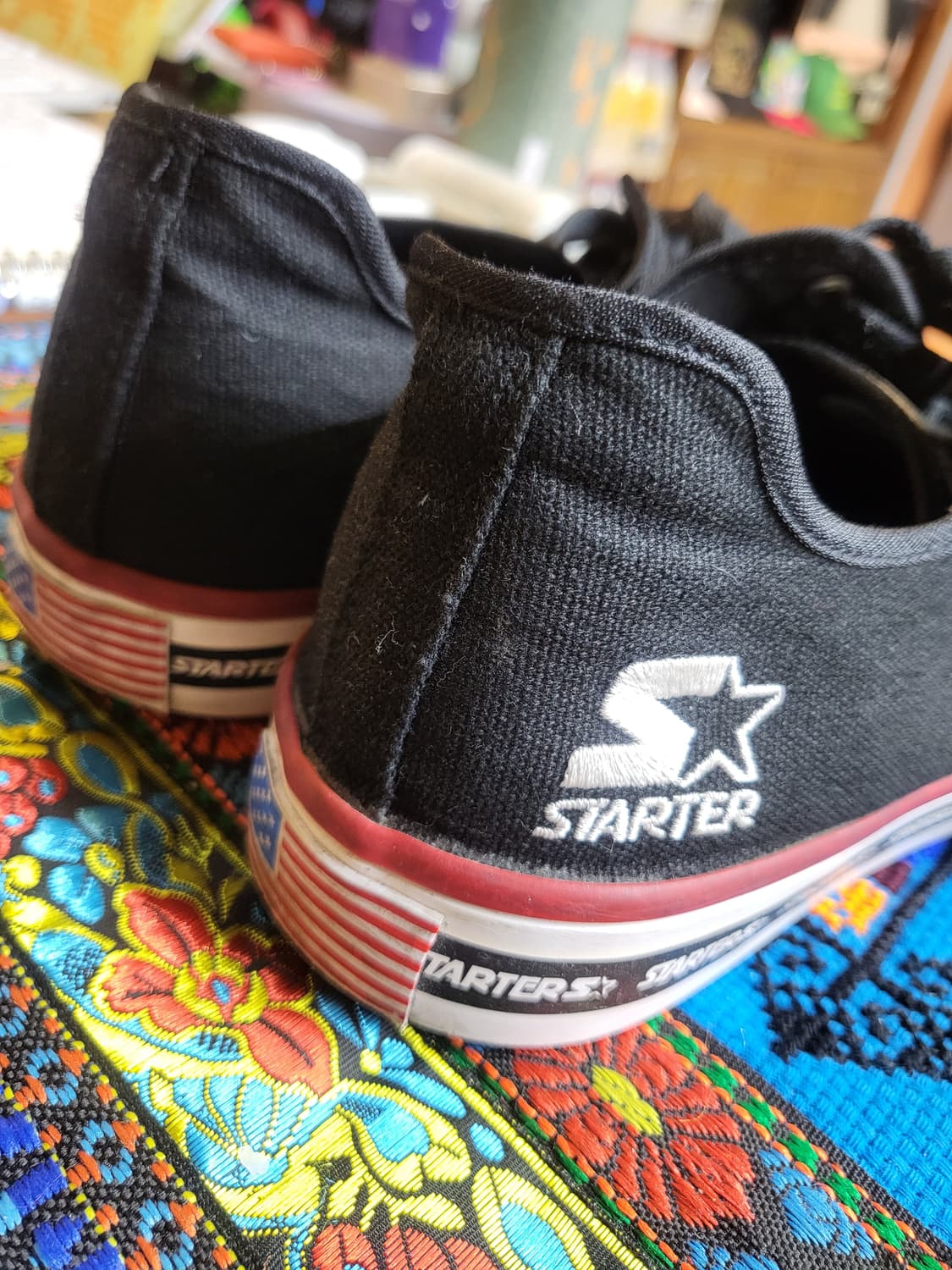 스타터 블랙 켄버스  스니커즈 상품이미지4