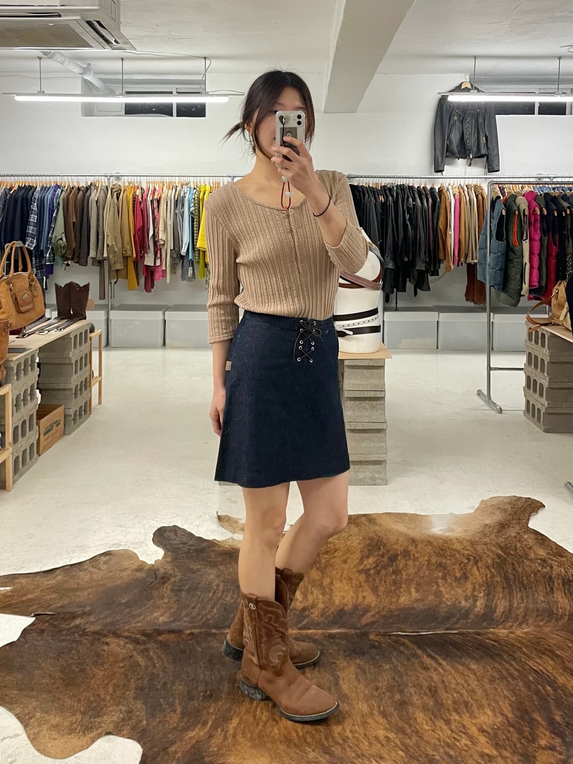 BURBERRY lace-up skirt 버버리 레이스업 스커트 상품이미지8