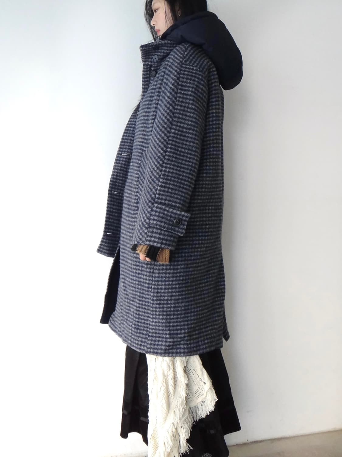 CC COLLECT Hound check detachment hoody  상품이미지7