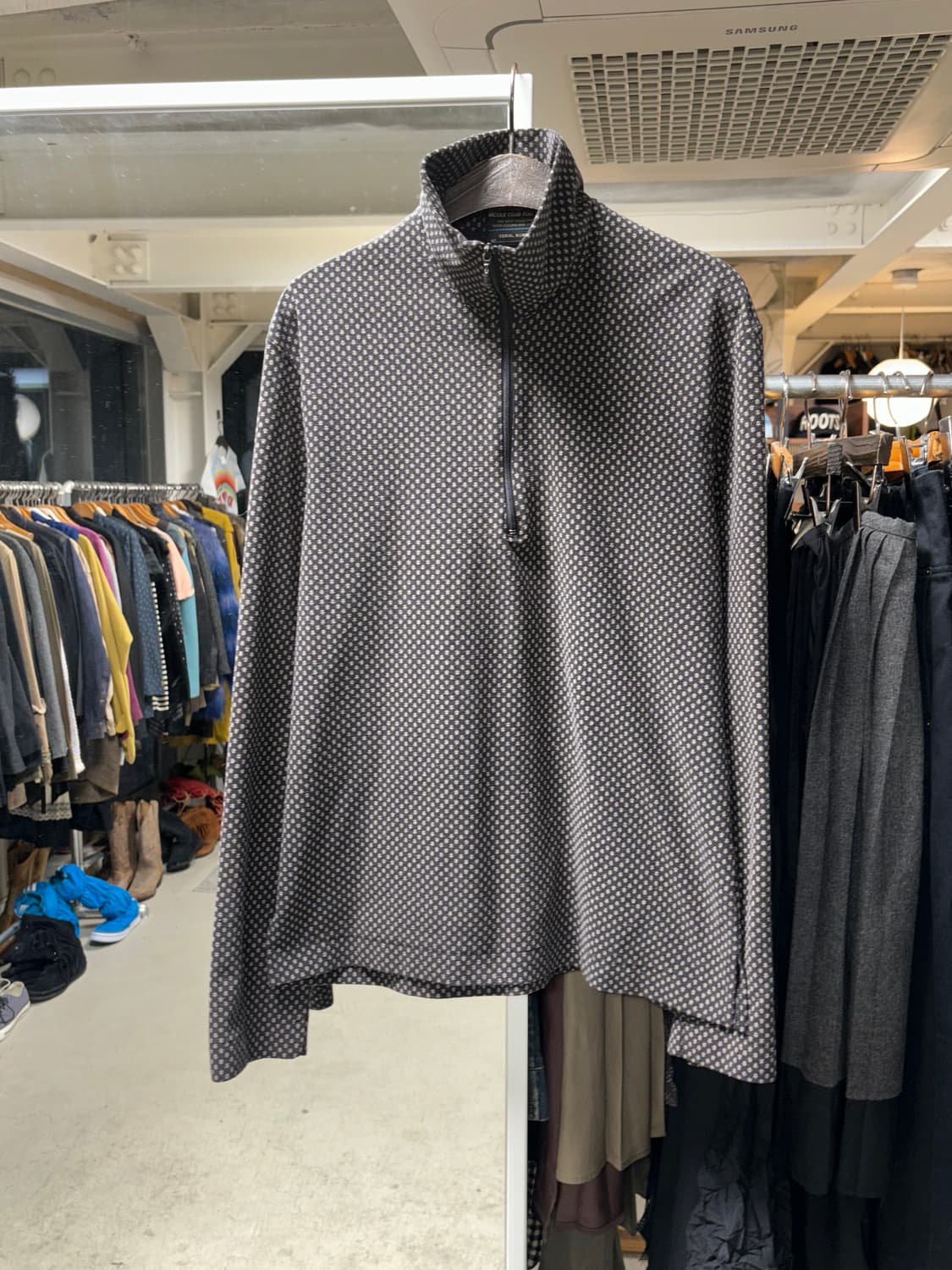 니콜 클럽 포맨 하프 집업 롱슬리브 상품이미지3