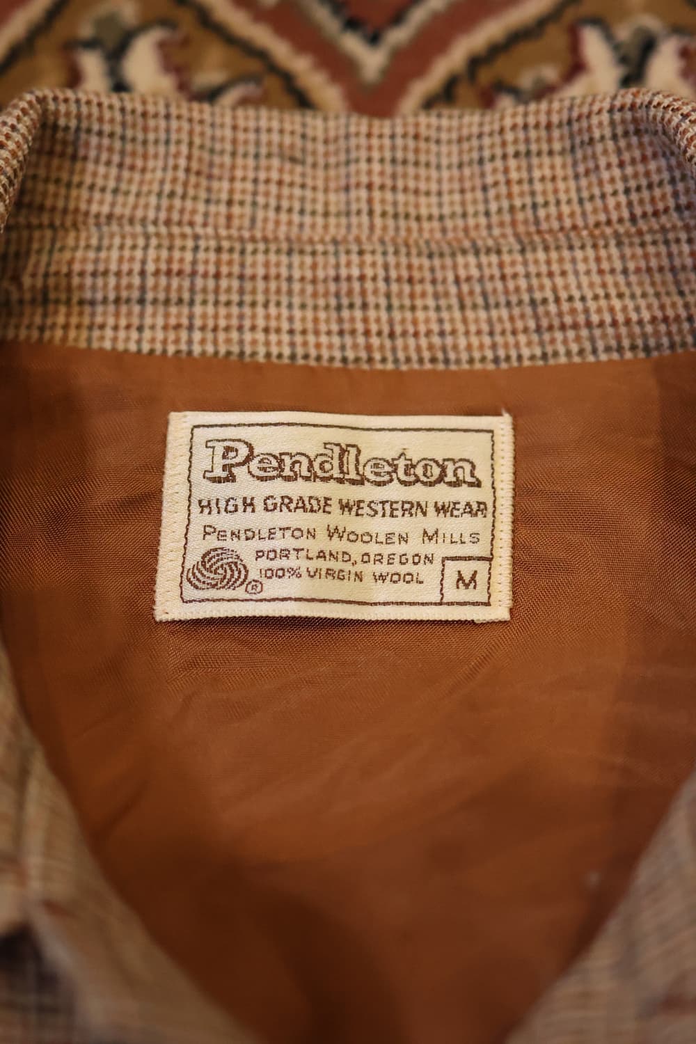 70s 팬들턴 100% 버진 울 웨스턴 자켓 상품이미지2
