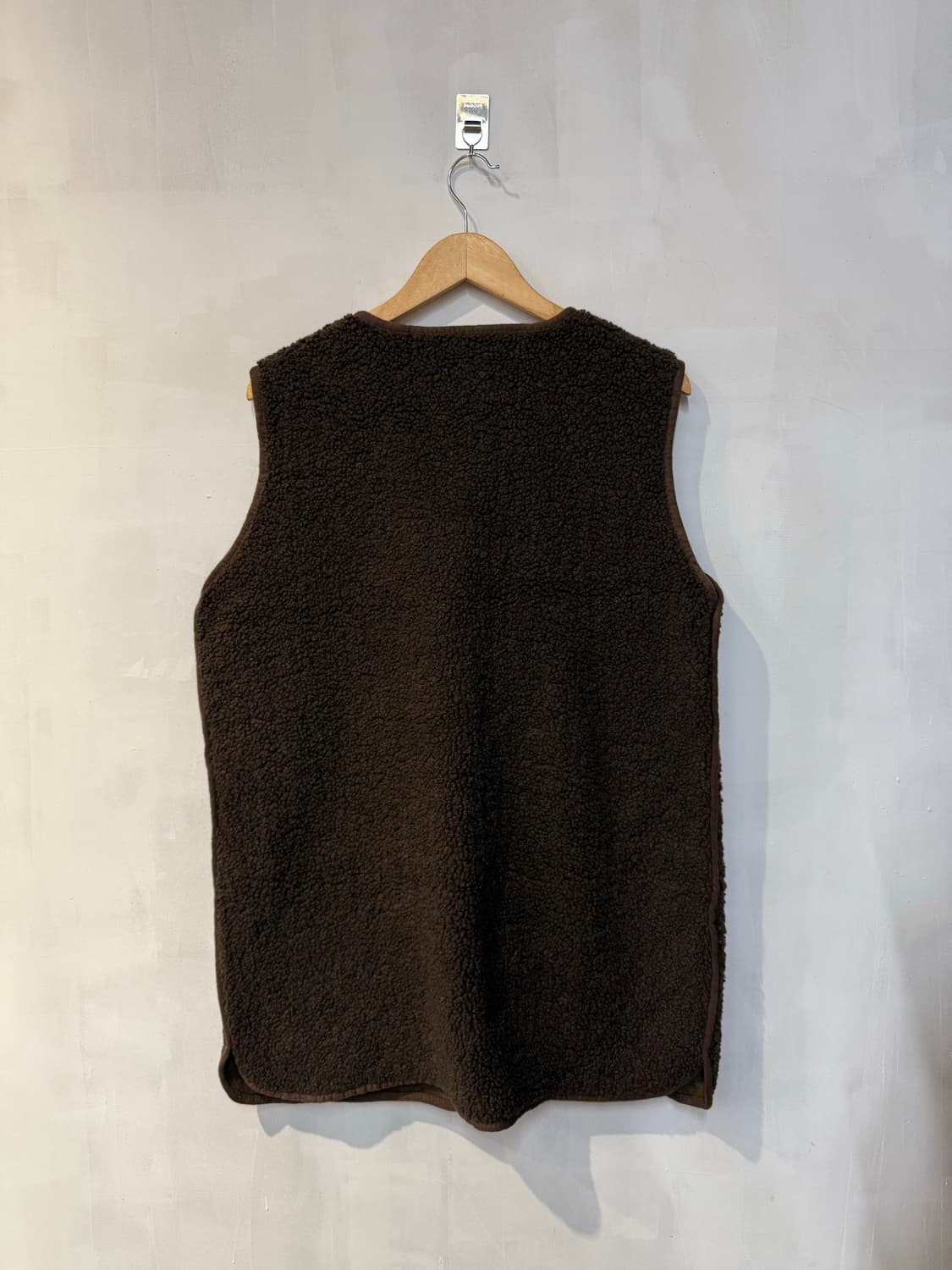 브라운 플리스 조끼 상품이미지3