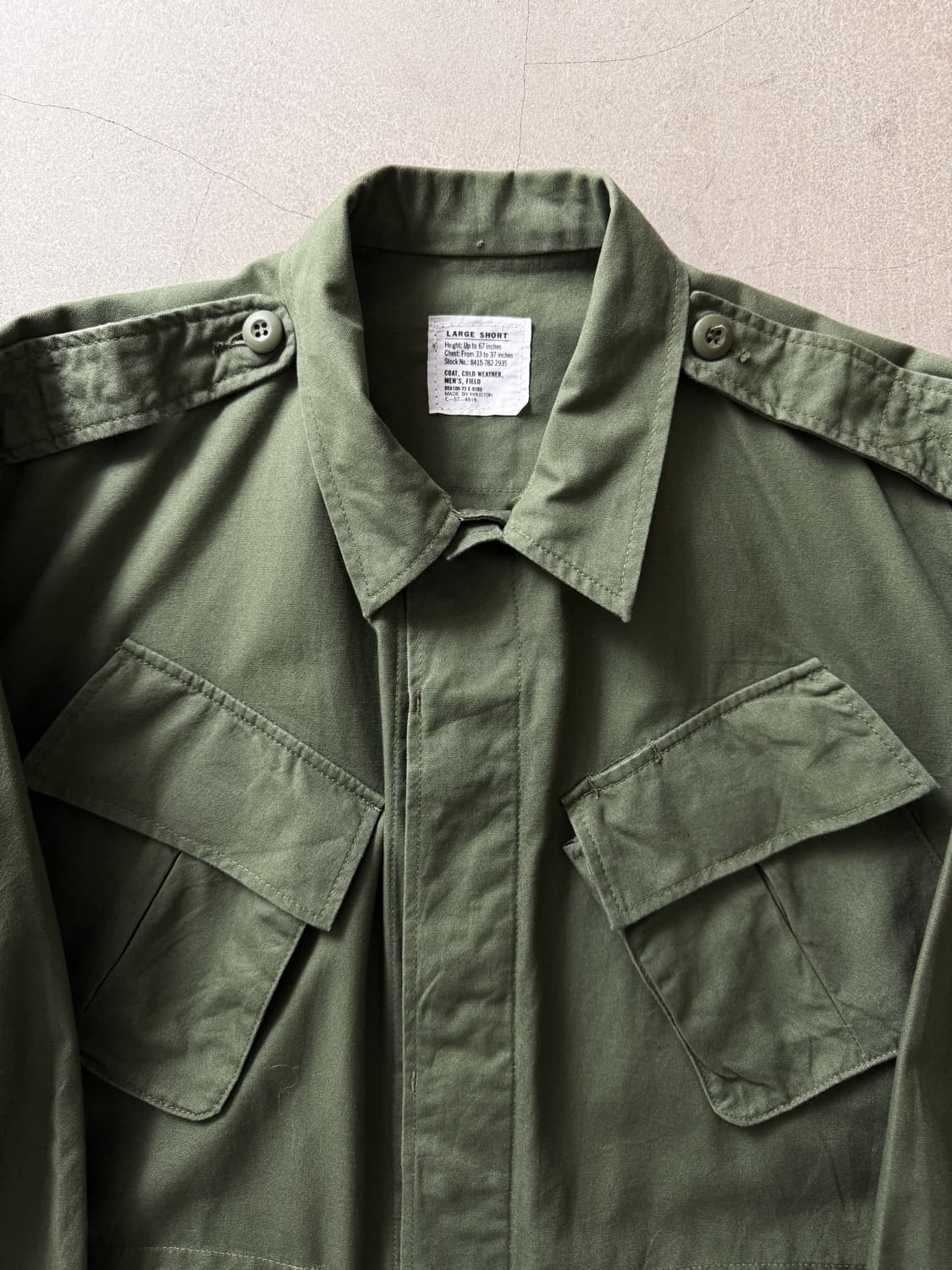 Houston U.S. Army Jungle Fatigue Jacket 상품이미지8