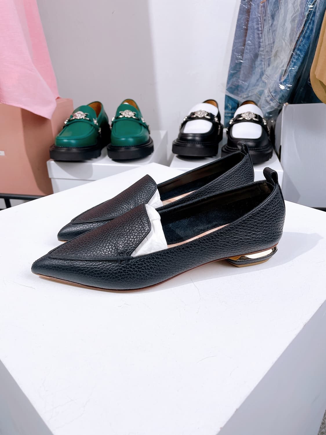 (정품/새상품) 니콜라스 커크우드 여성 블랙 BEYA 로퍼 상품이미지5