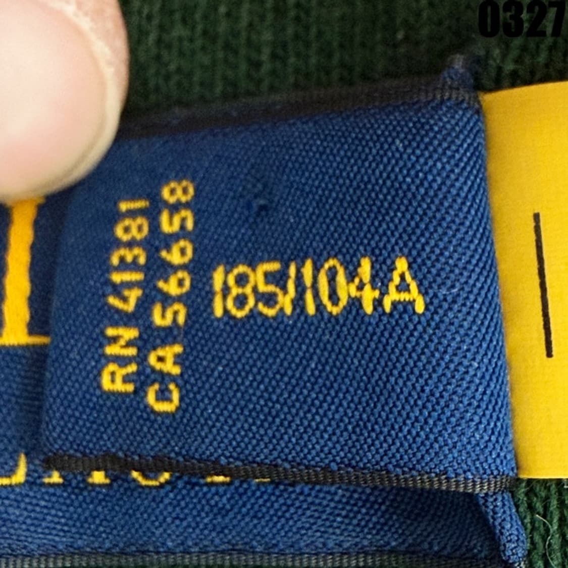 폴로 랄프로렌 클래식핏 스트라이프 럭비 긴팔 XL 0327 상품이미지5