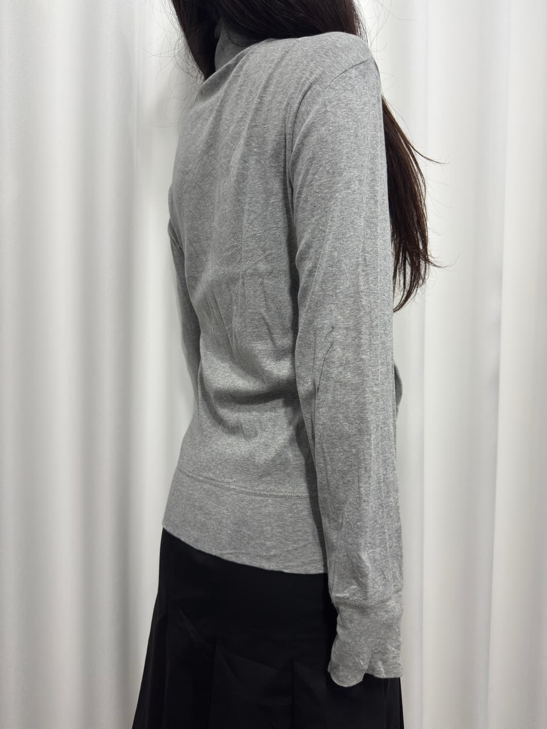 gray zipup 상품이미지4