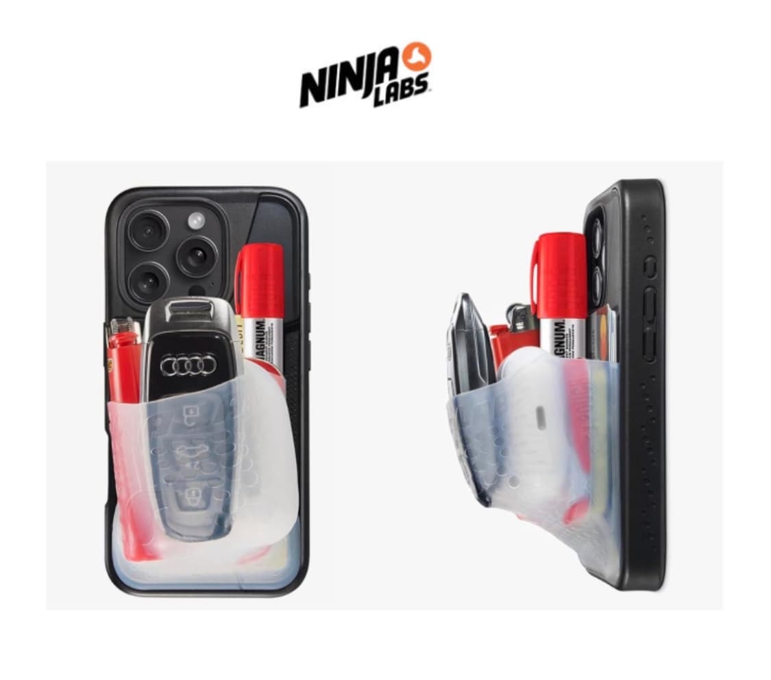 닌자랩스 아이폰17프로 케이스 블랙화이트포켓pro 로드스킨티파이어반소피팟 상품이미지6