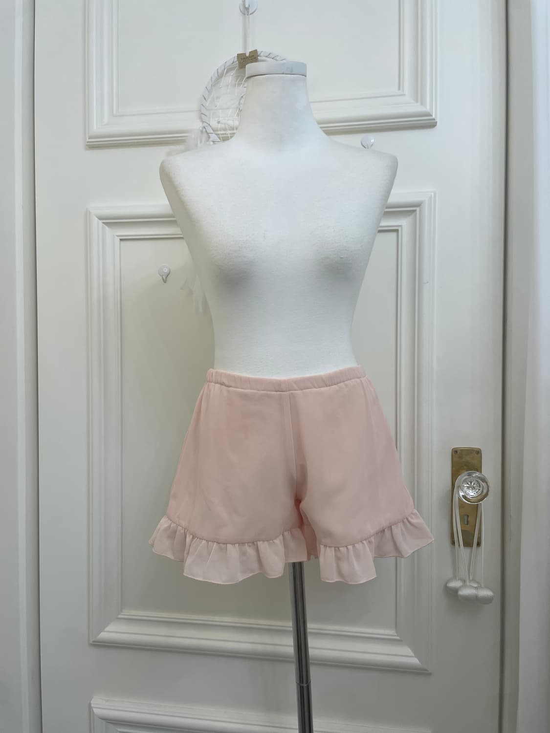 coral ruffle point banding mini pants 상품이미지1