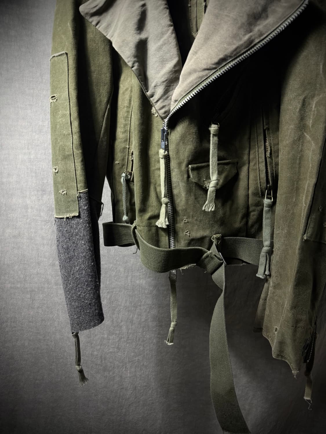 Greg Lauren Vintage Belted Biker Jacket 상품이미지3